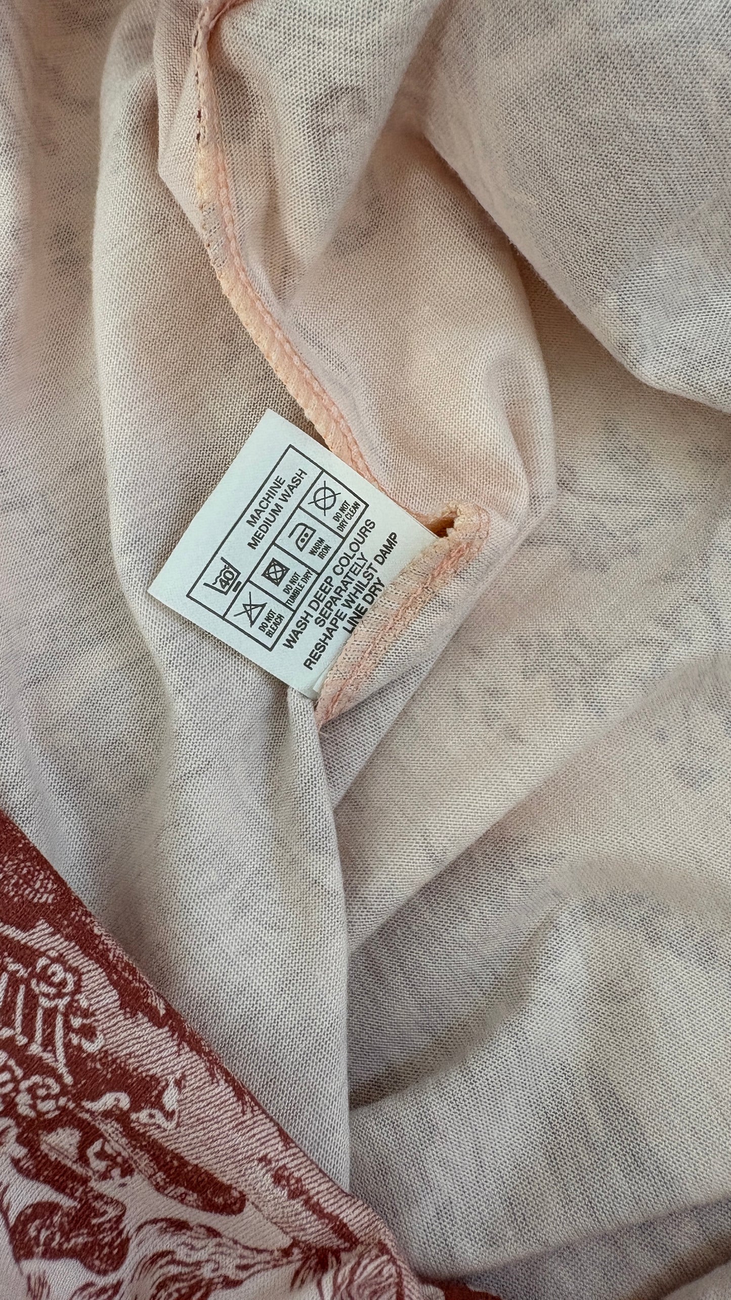 Vivienne Westwood 2009 pink toile de jouy print tee