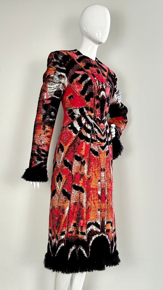 Alexander McQueen A/W 2018/2019 butterfly tapestry jacket