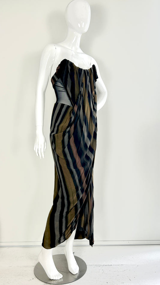 Vivienne Westwood by Andreas Kronthaler draped corset dress