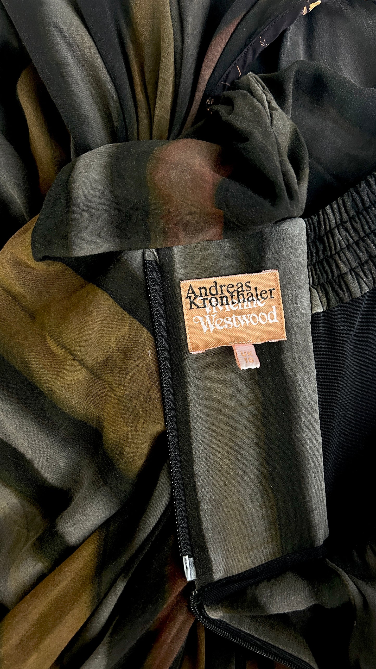 Vivienne Westwood by Andreas Kronthaler draped corset dress