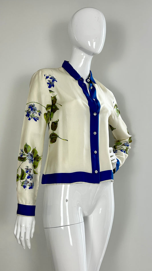 Prada floral blouse