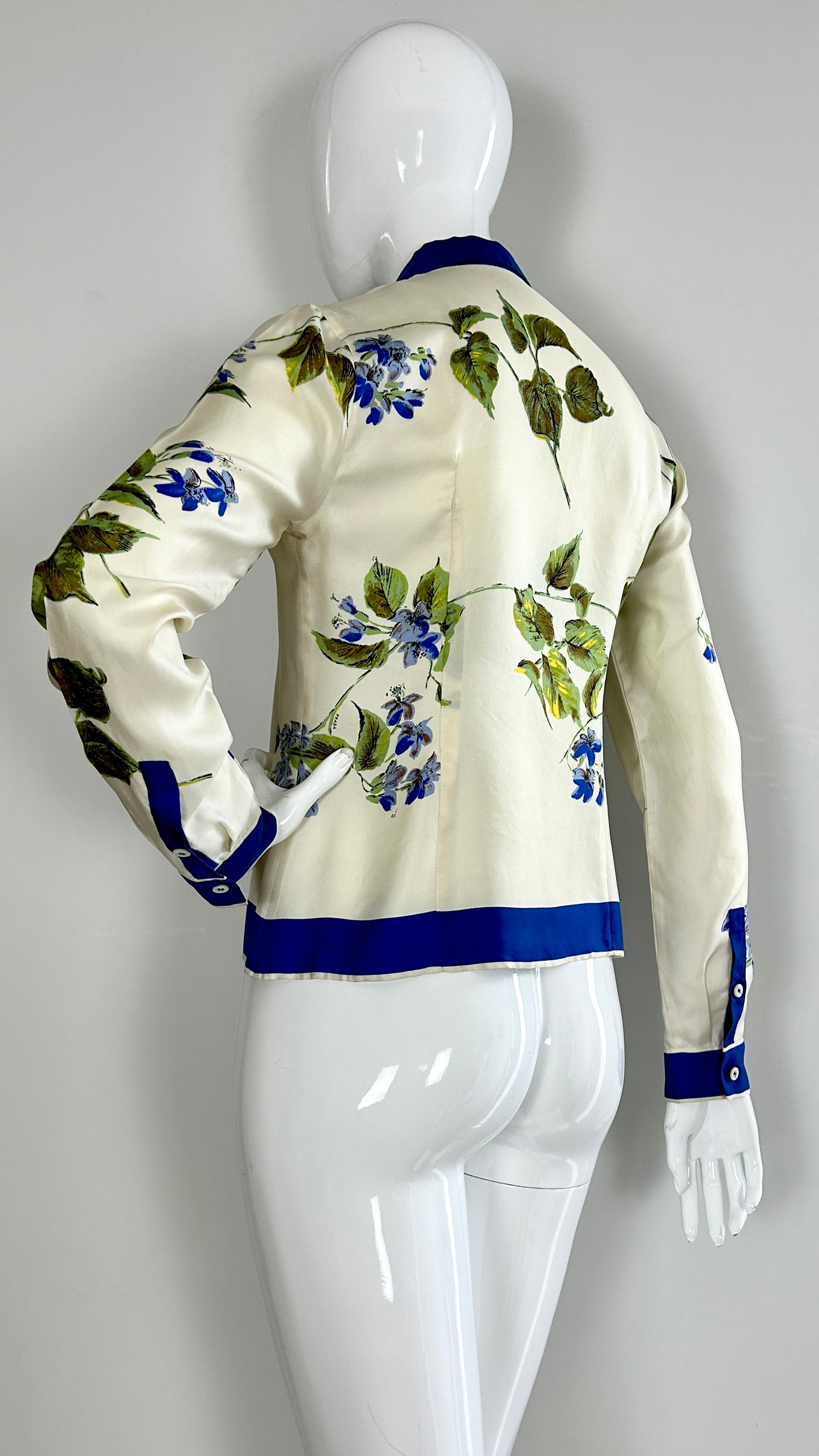 Prada floral blouse