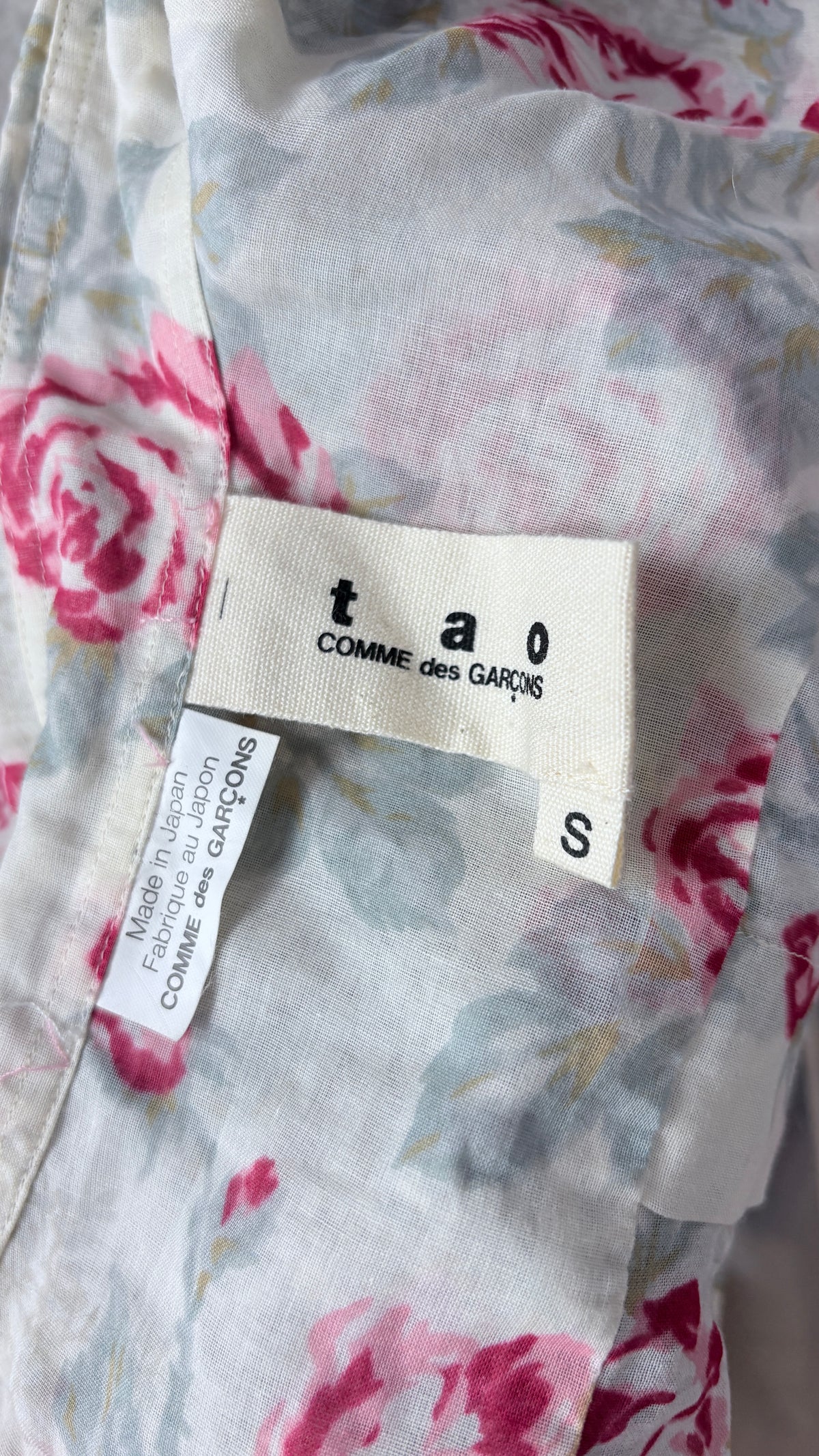 Tao COMME des GARÇONS Spring/Summer 2008 floral blouse