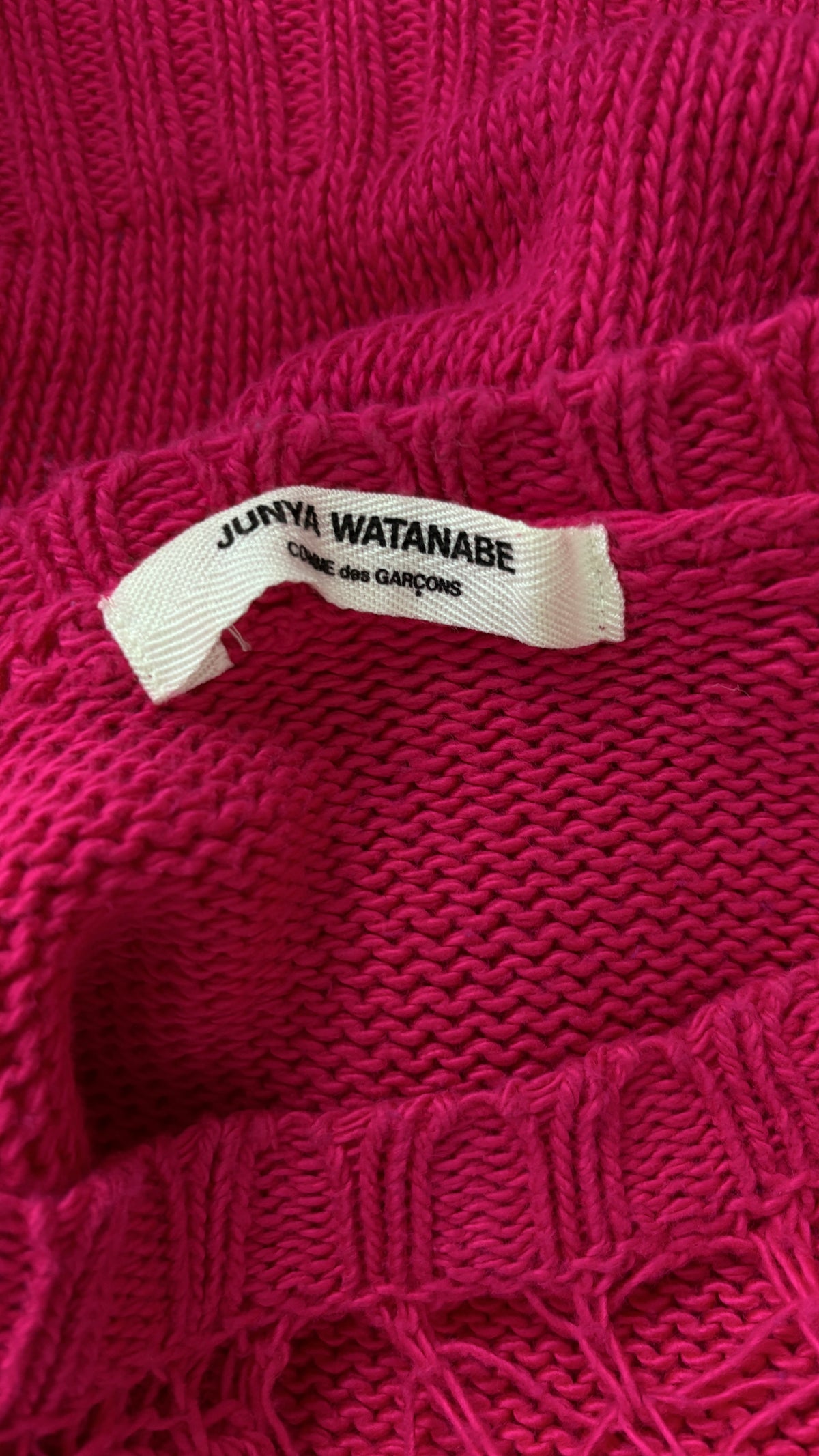 Junya Watanabe S/S 2001 knit top