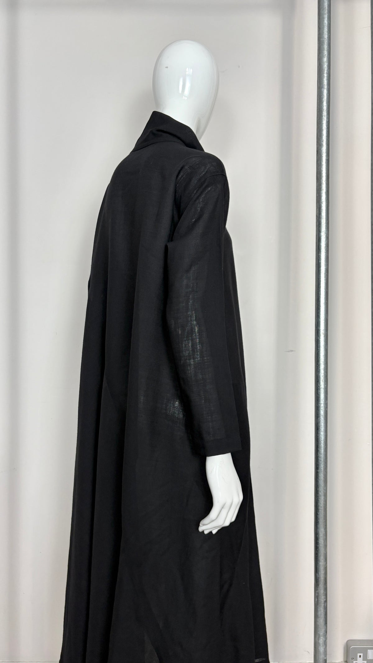 Issey Miyake plantation diagonally cut tent dress