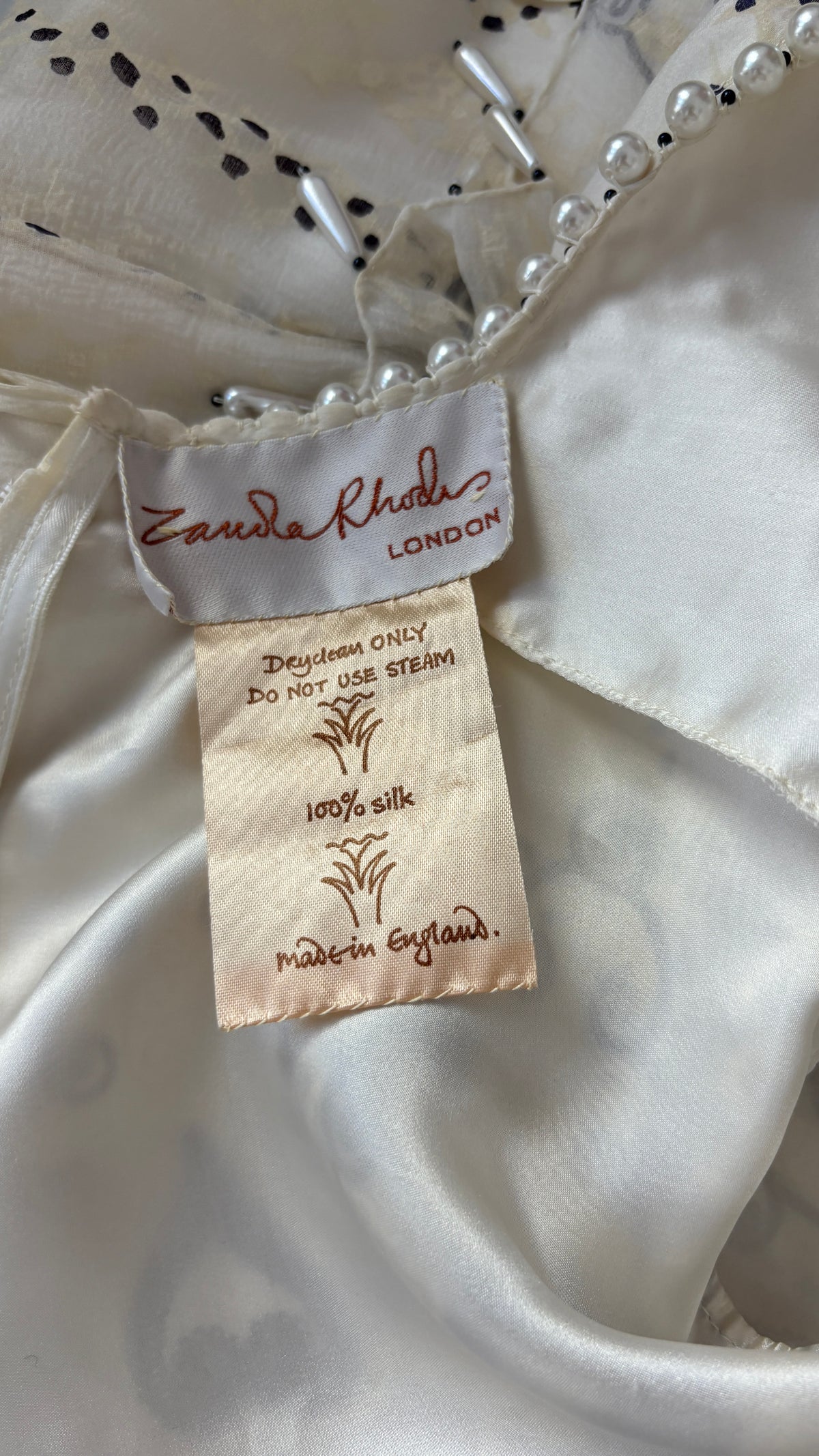 Zandra Rhodes silk print ensemble