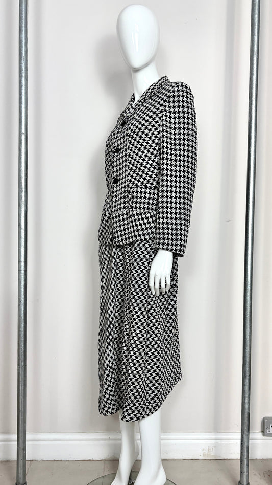 Comme des Garcons 1992 houndstooth ensemble