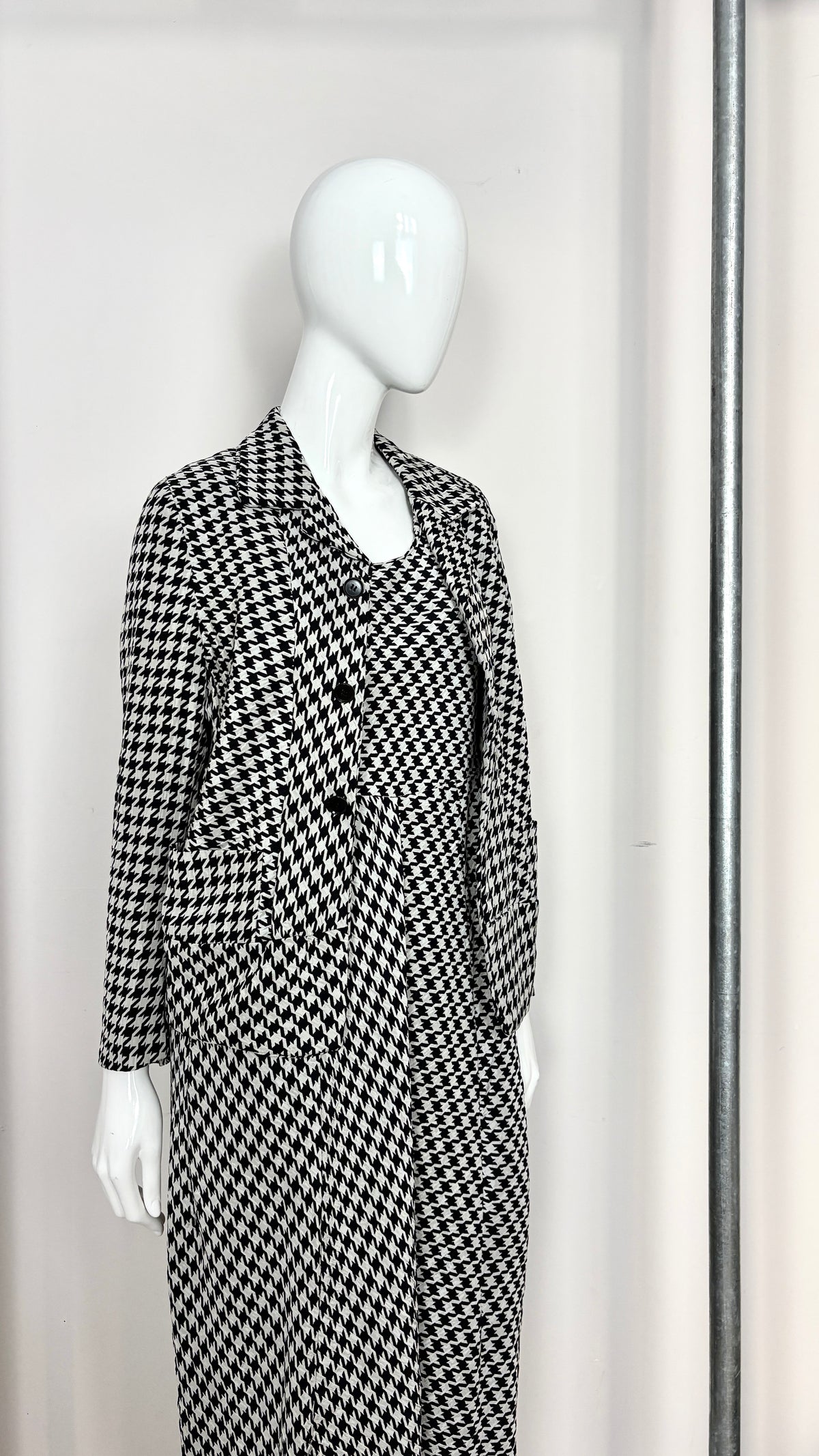Comme des Garcons 1992 houndstooth ensemble