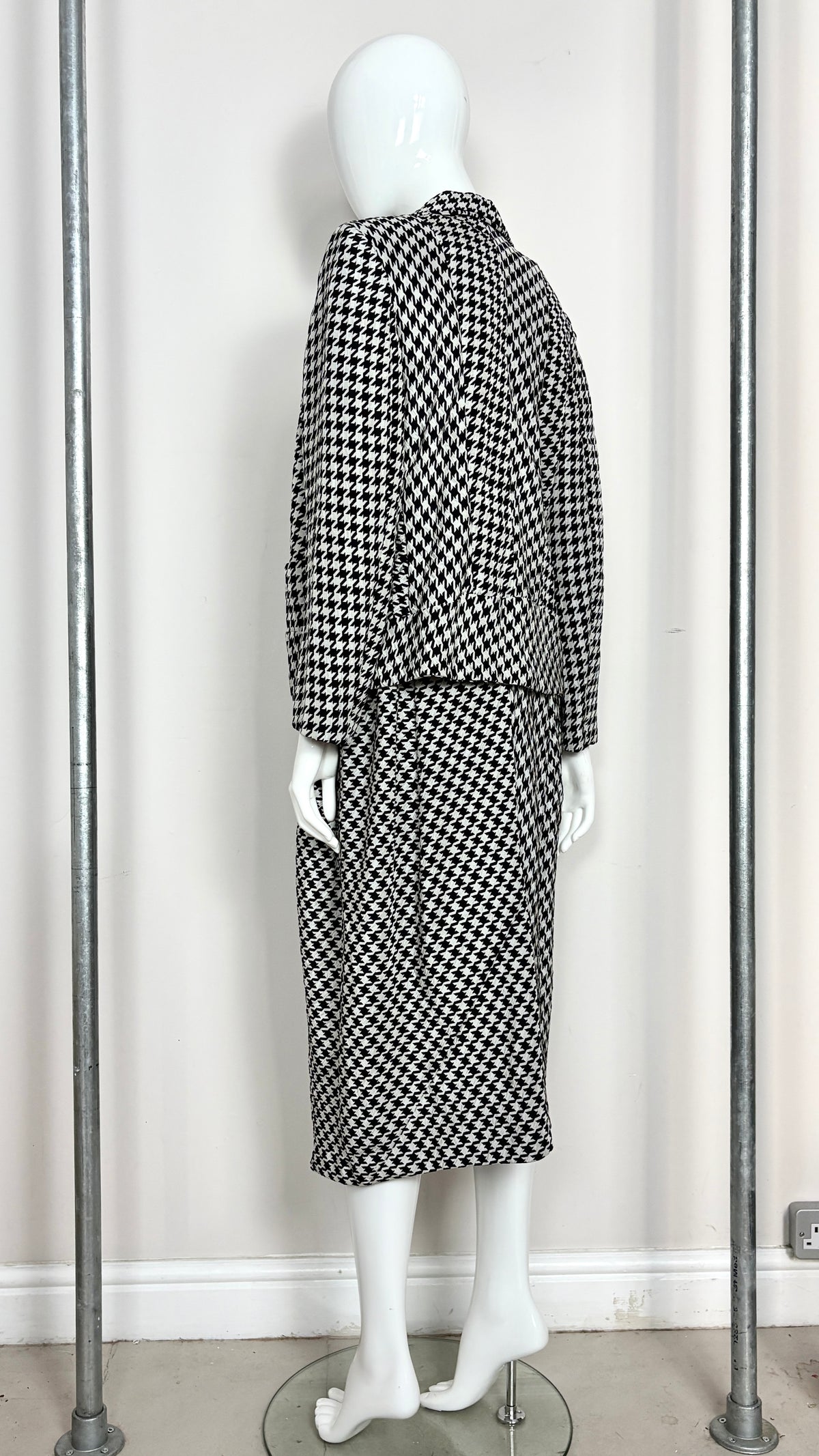 Comme des Garcons 1992 houndstooth ensemble