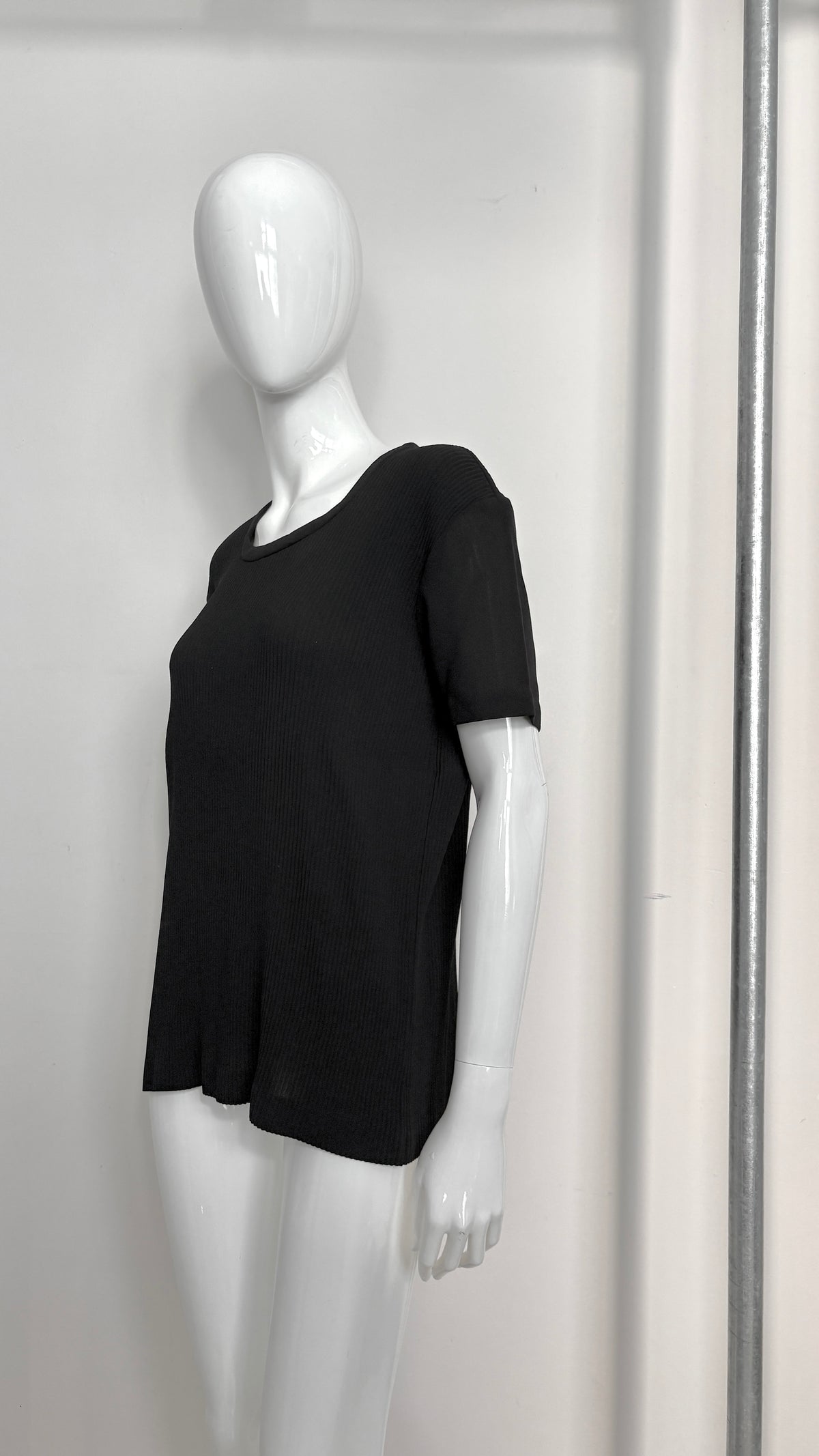Comme des Garcons pleated crepe top (early label)