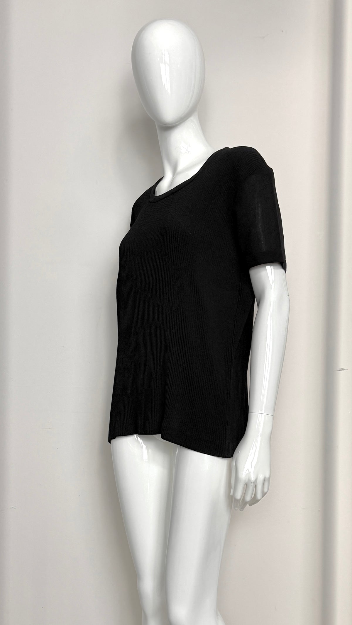 Comme des Garcons pleated crepe top (early label)
