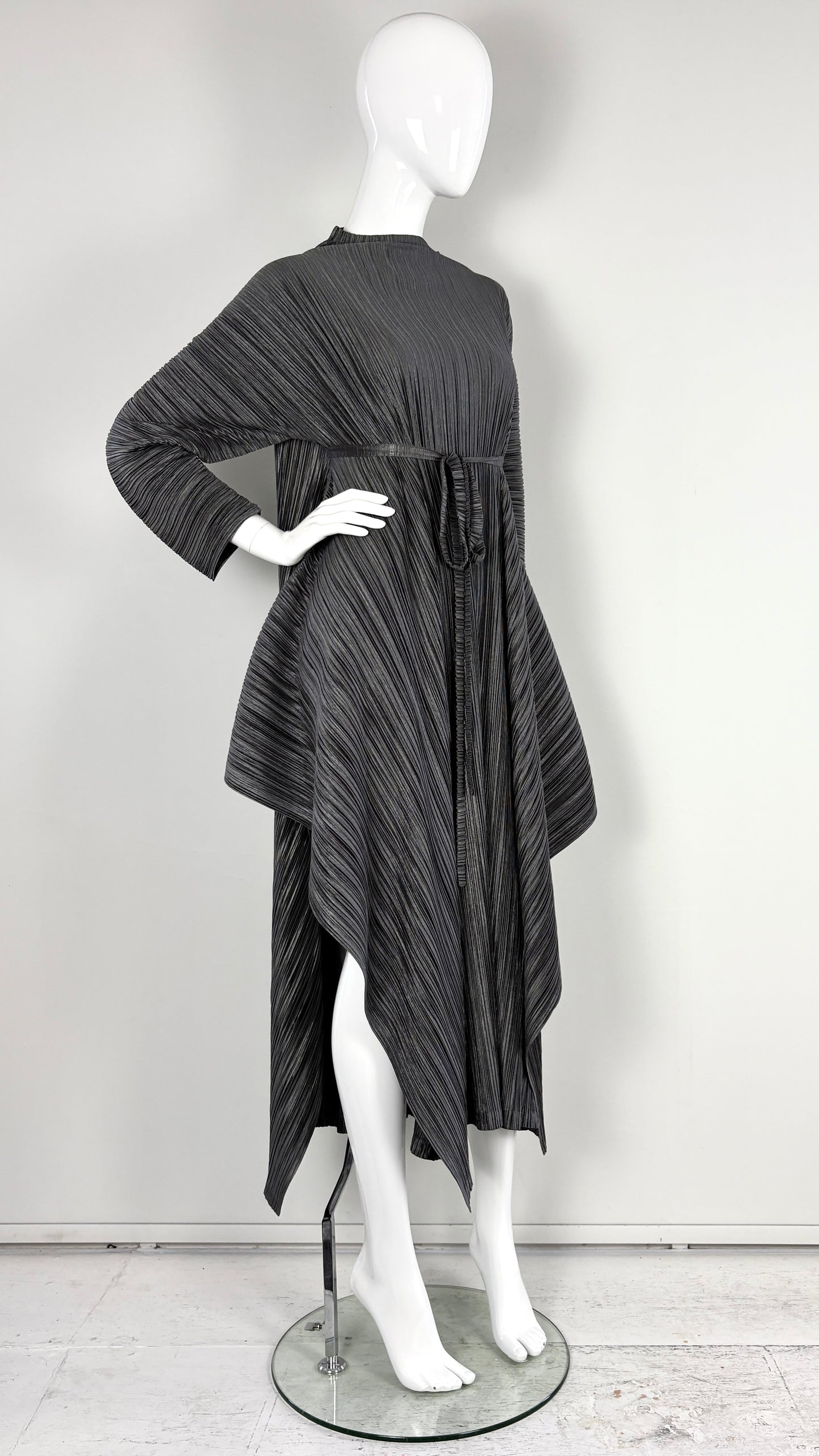 Issey Miyake convertible pleated gown