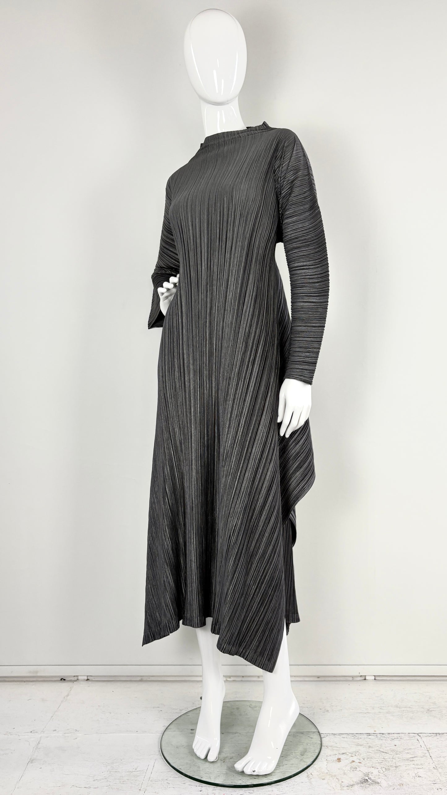 Issey Miyake convertible pleated gown