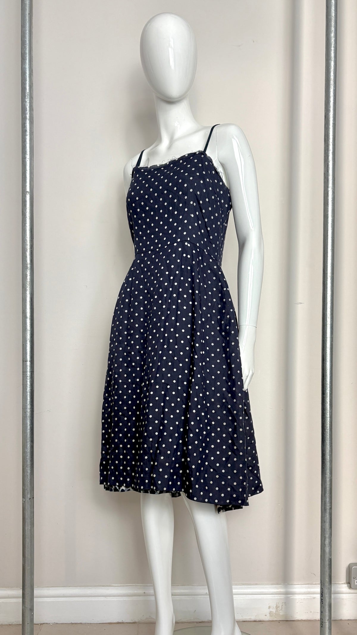 Comme des Garcons 1997 polkadot draped bolero and dress ensemble