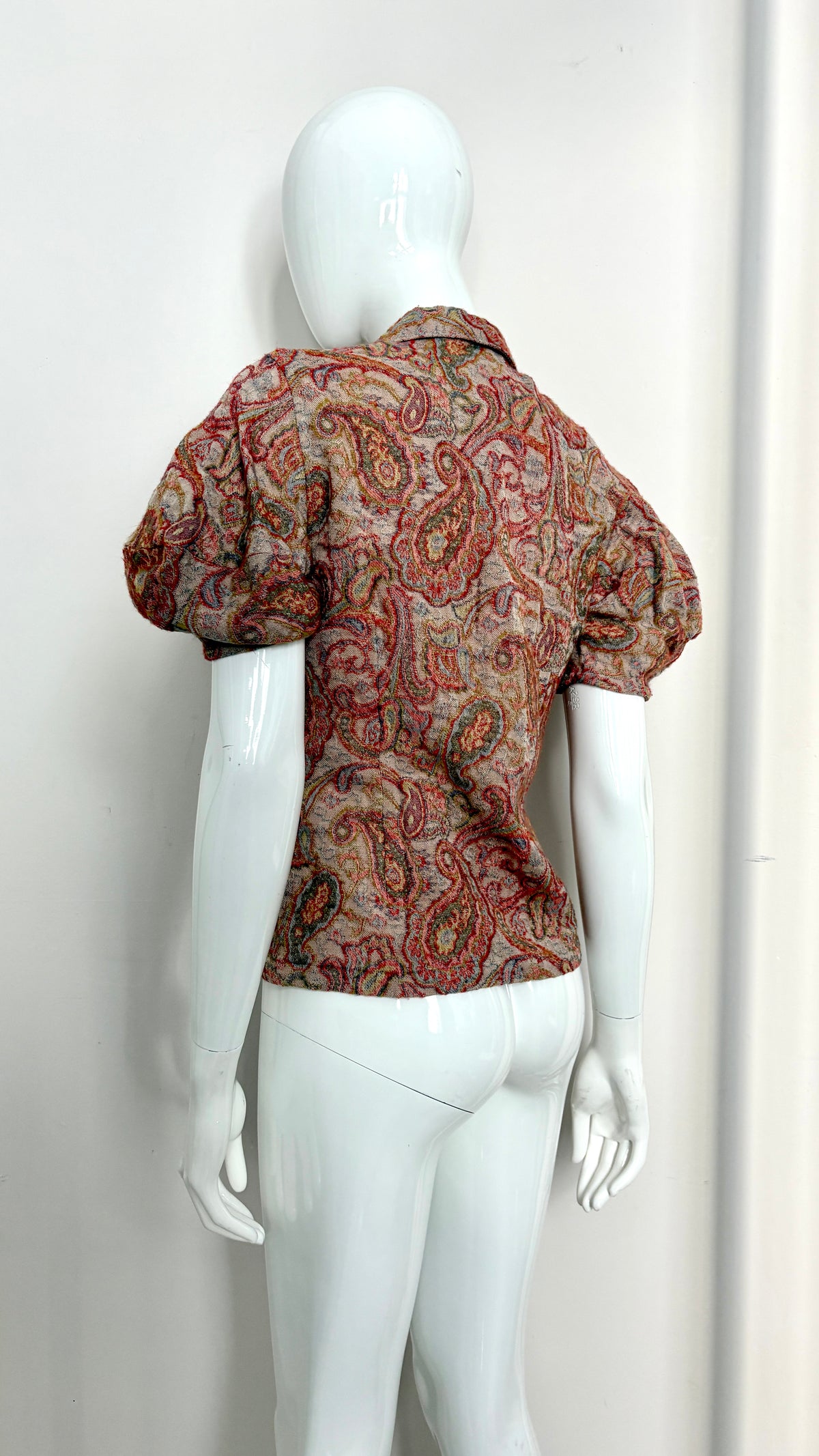 Comme des Garcons floral tapestry blouse