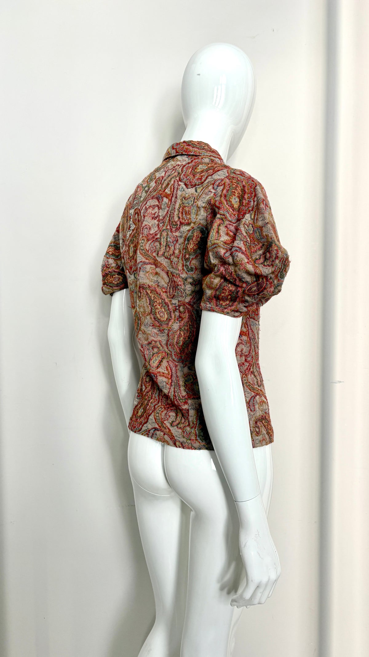 Comme des Garcons floral tapestry blouse