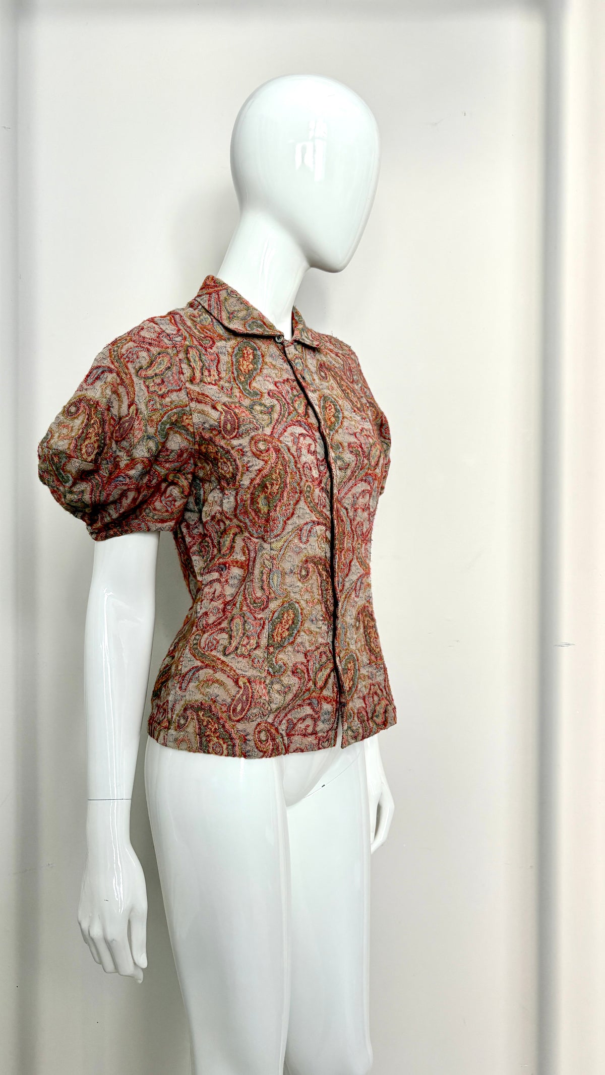 Comme des Garcons floral tapestry blouse