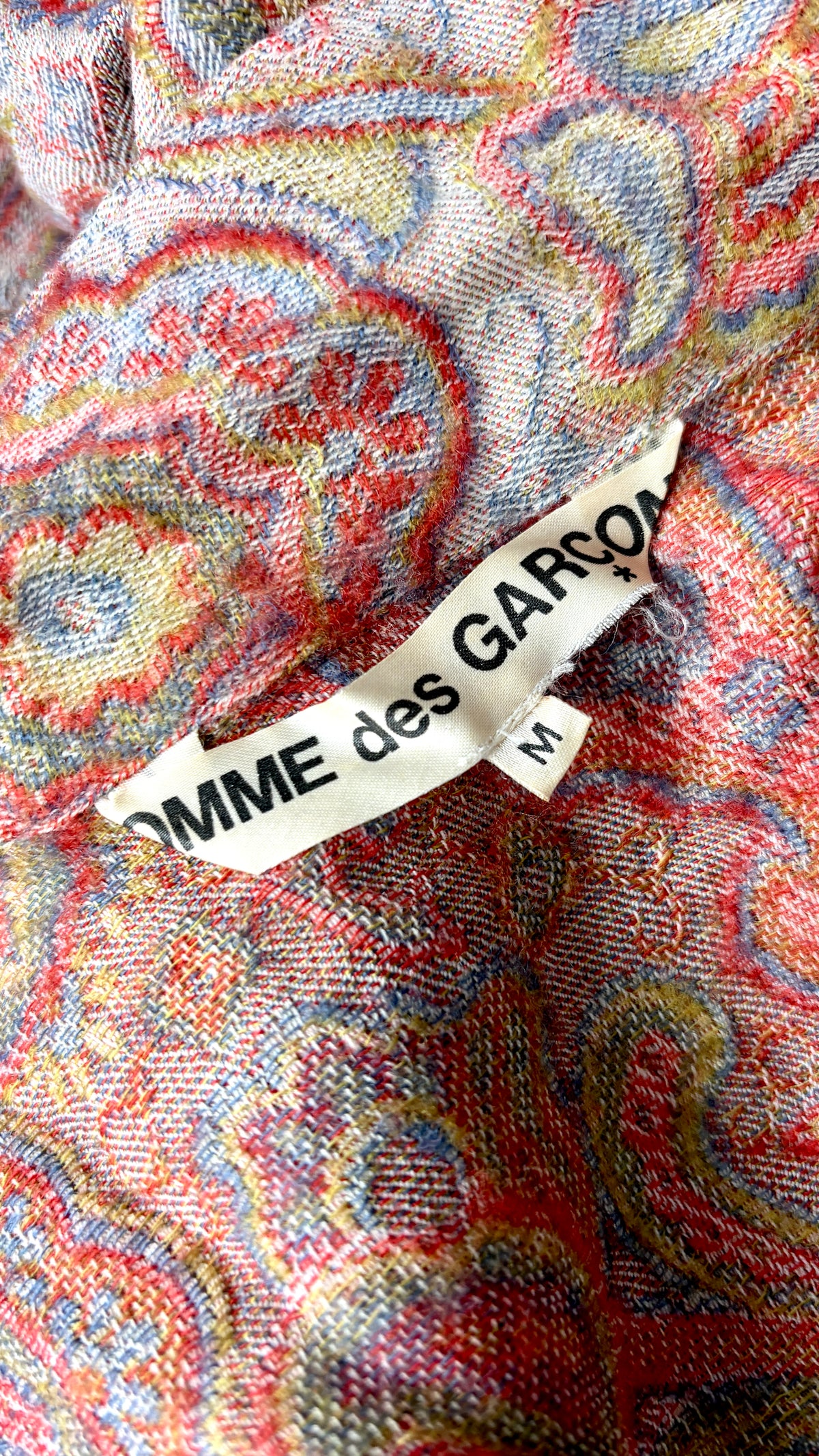 Comme des Garcons floral tapestry blouse