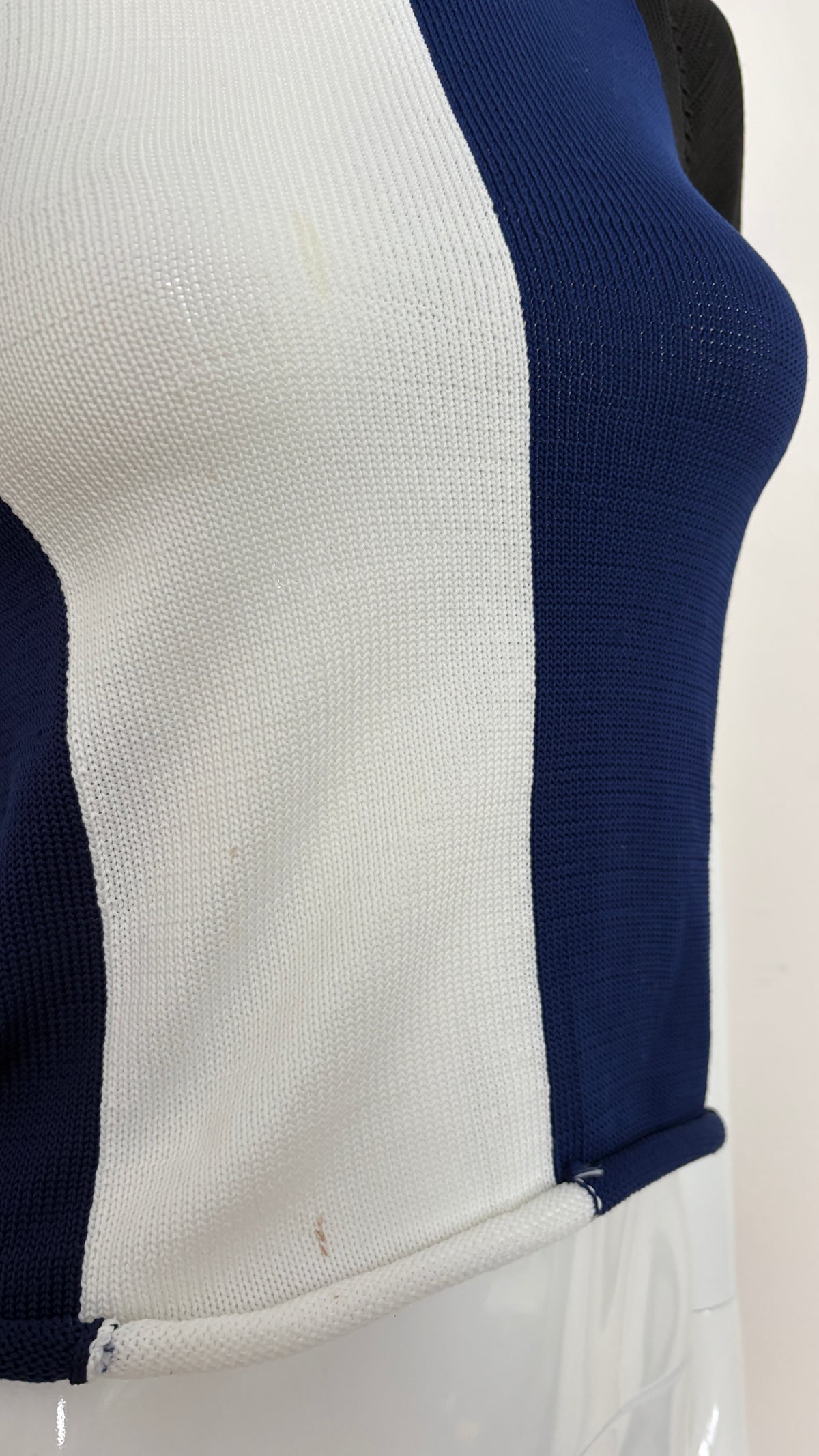 Comme des Garcons colour block knitted blouse