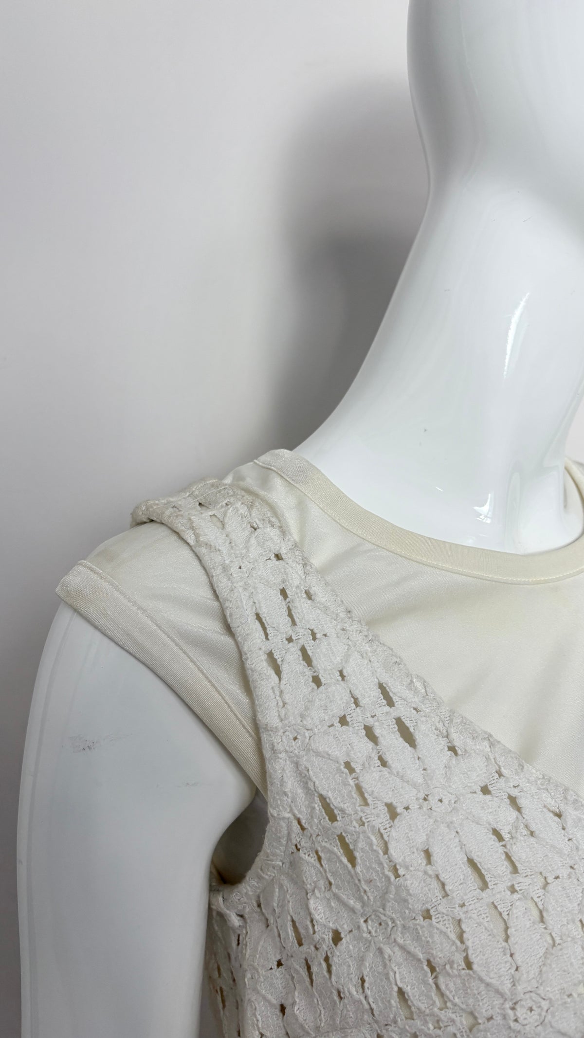 Comme des Garcons lace and lycra dress