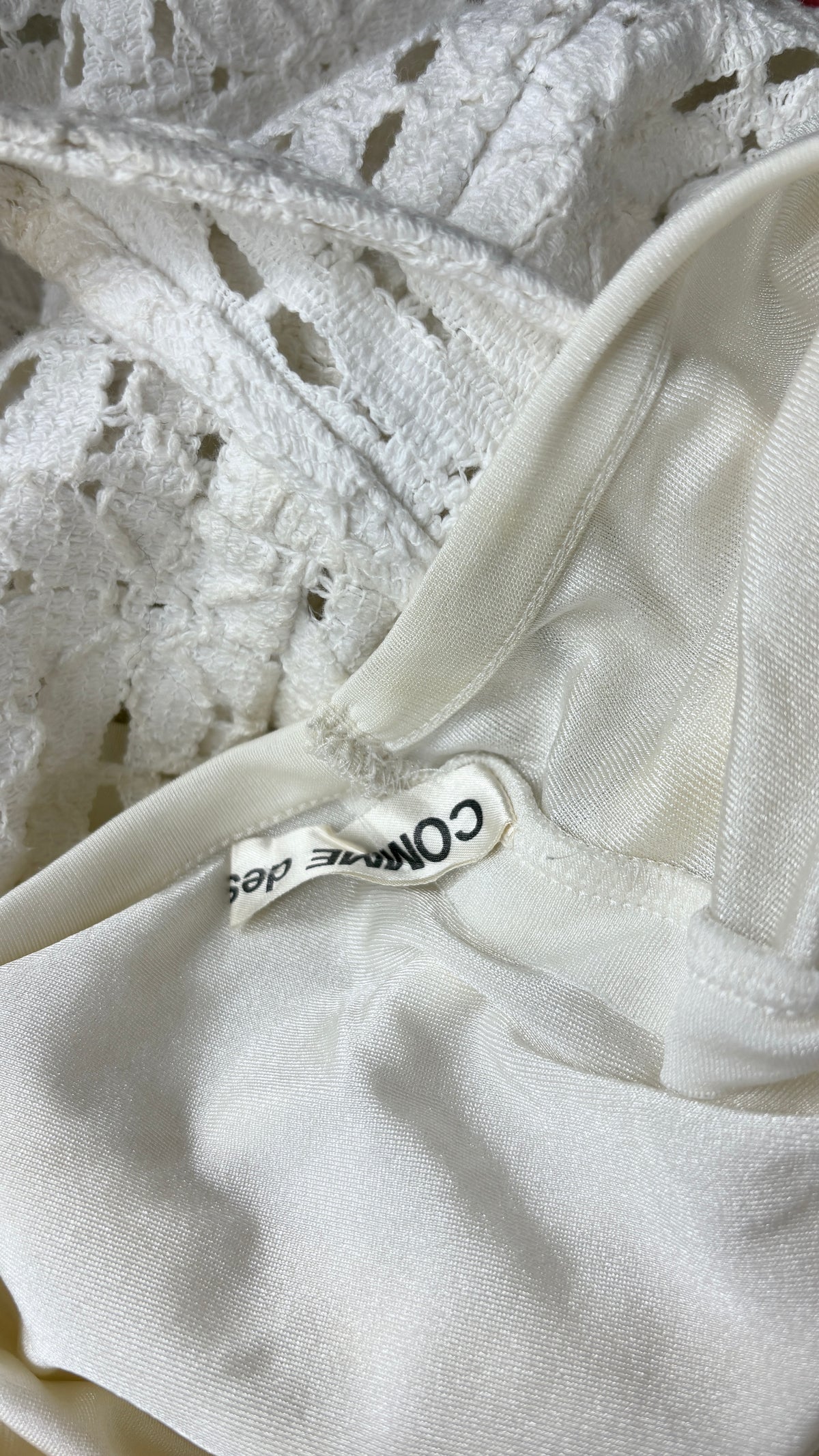 Comme des Garcons lace and lycra dress