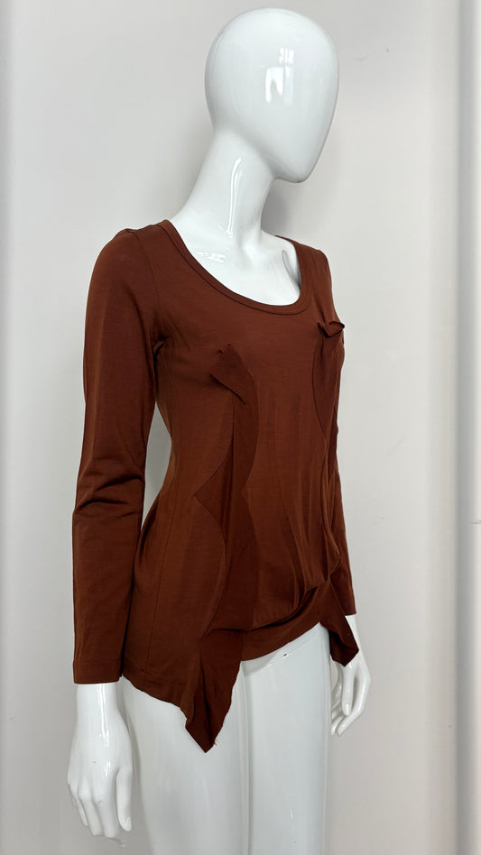 Comme des Garcons 1995 jersey squiggle tee