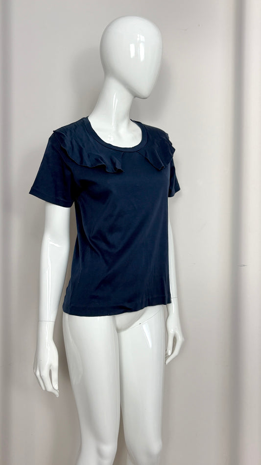 Comme des Garcons early ruffle collar tee