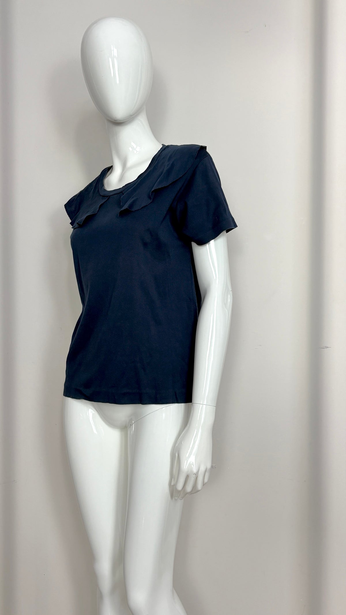 Comme des Garcons early ruffle collar tee