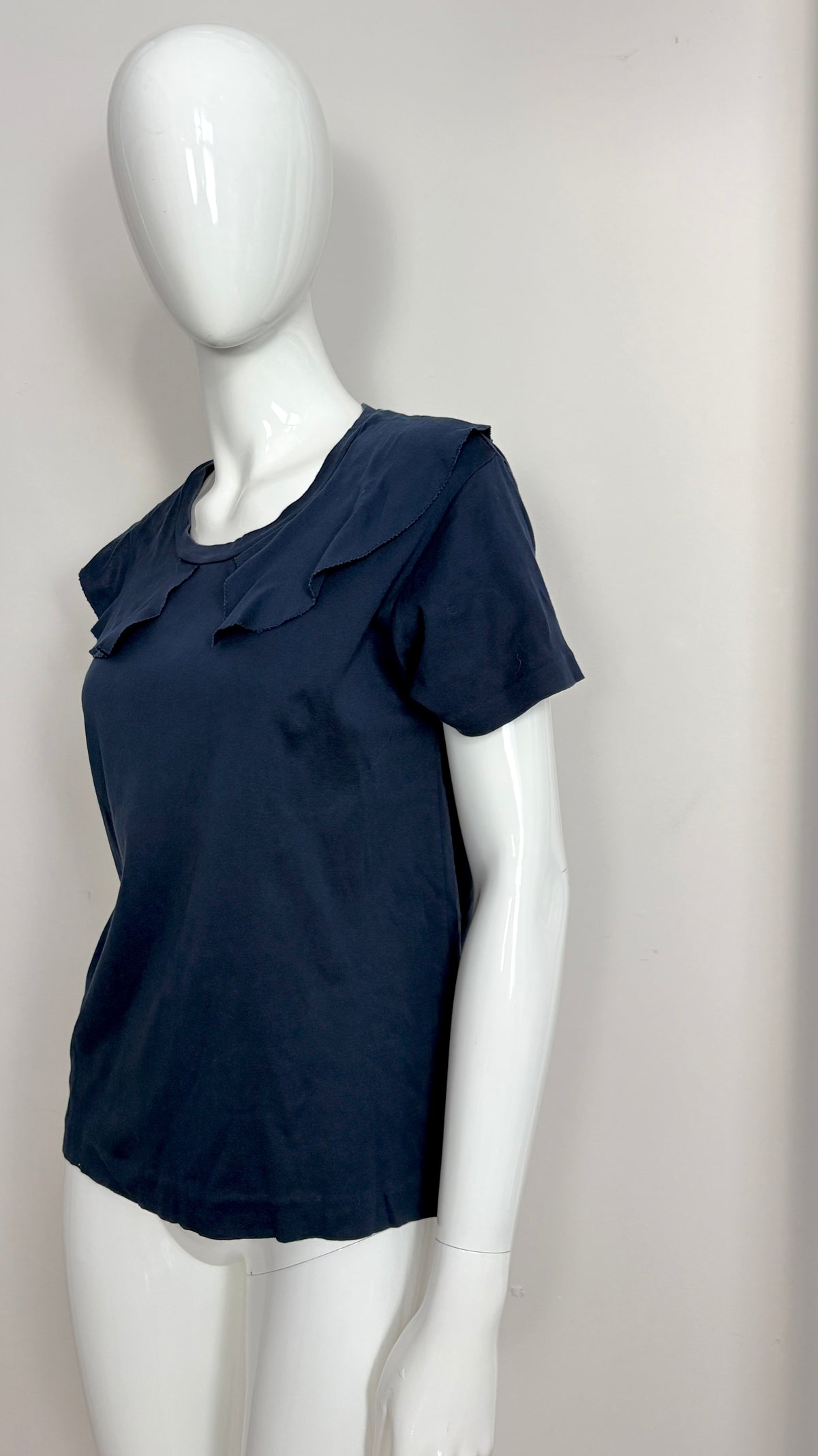 Comme des Garcons early ruffle collar tee