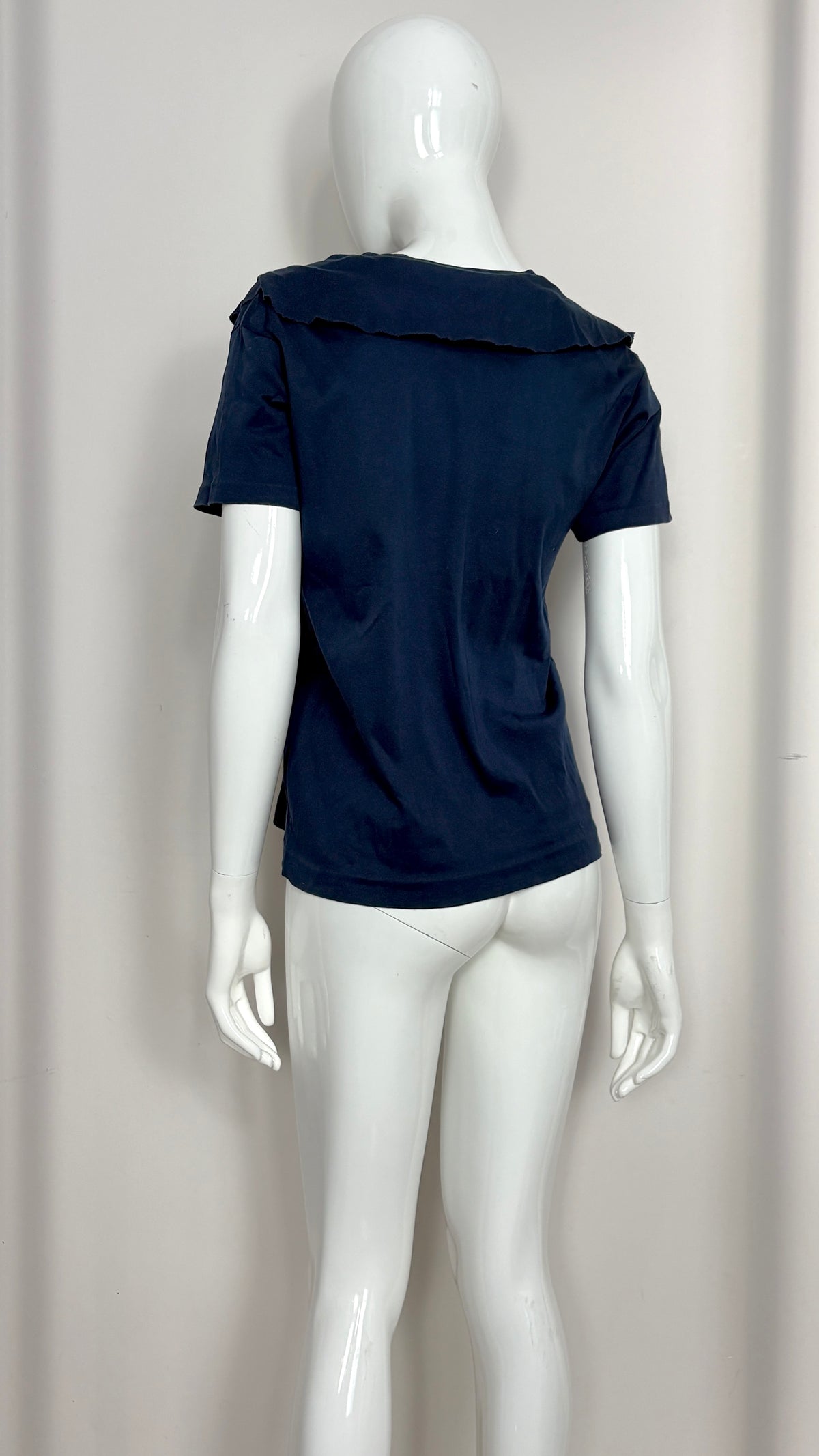 Comme des Garcons early ruffle collar tee