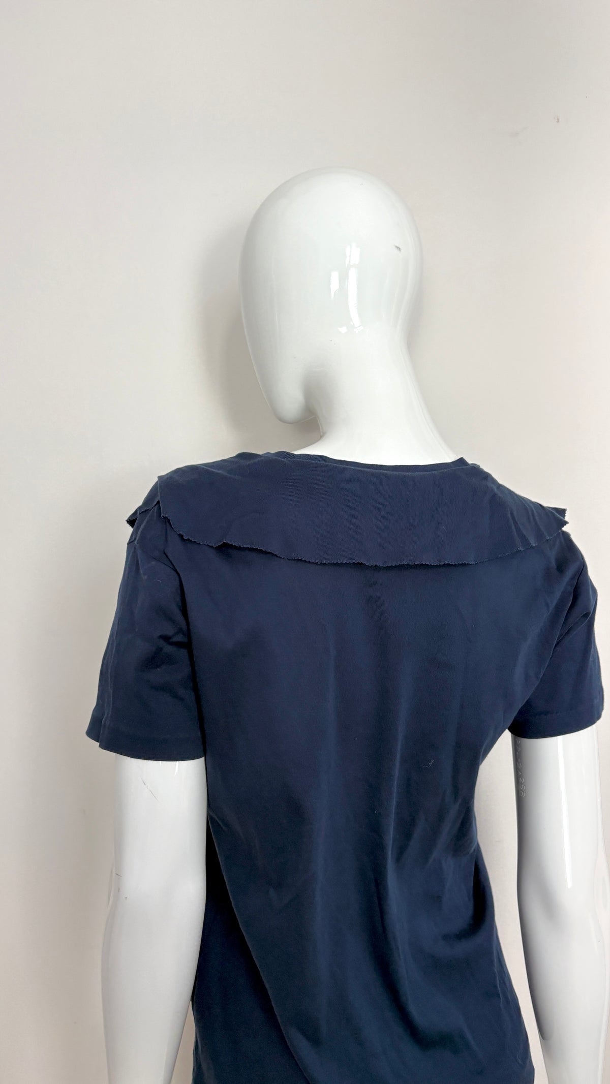Comme des Garcons early ruffle collar tee