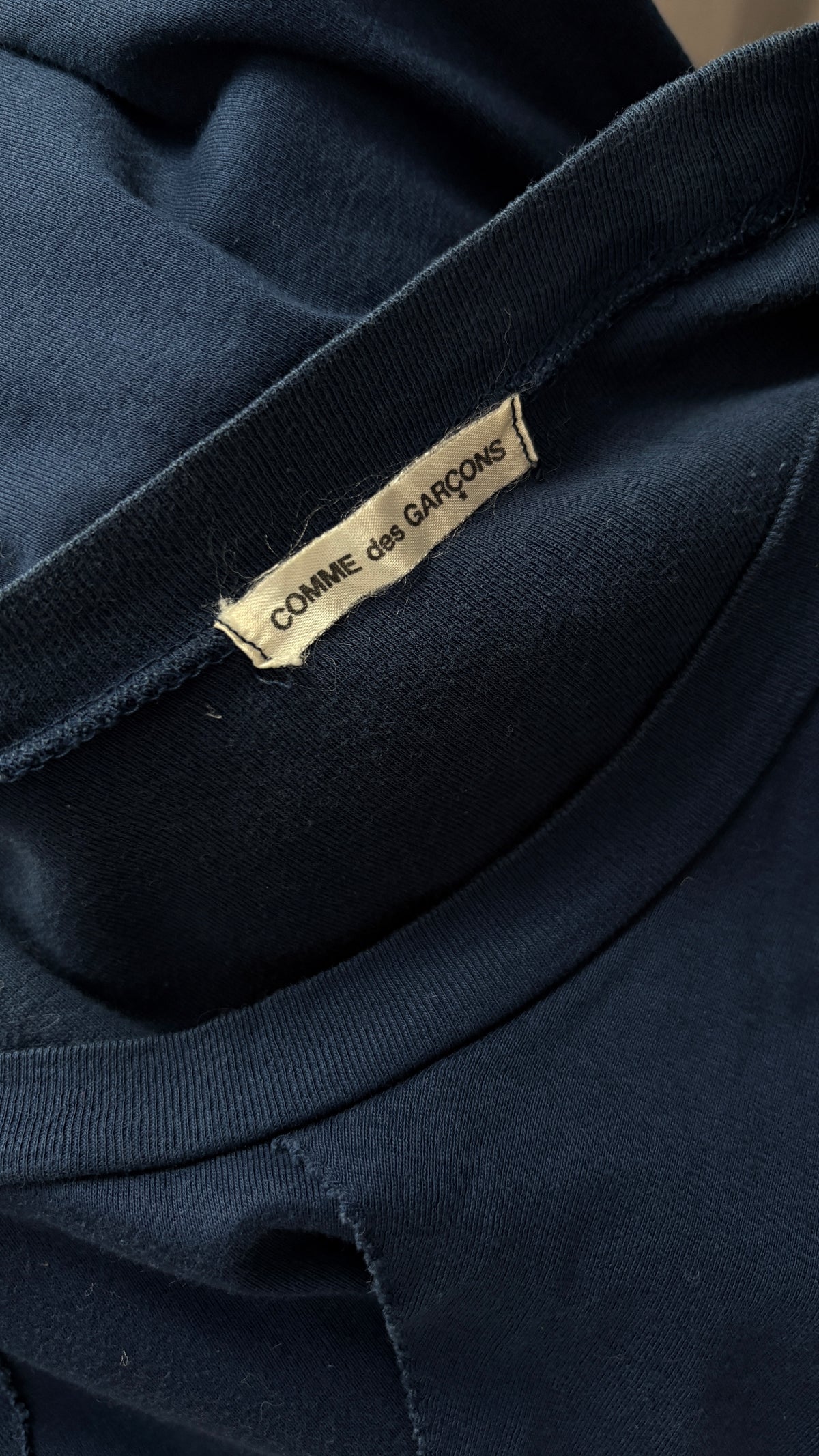 Comme des Garcons early ruffle collar tee