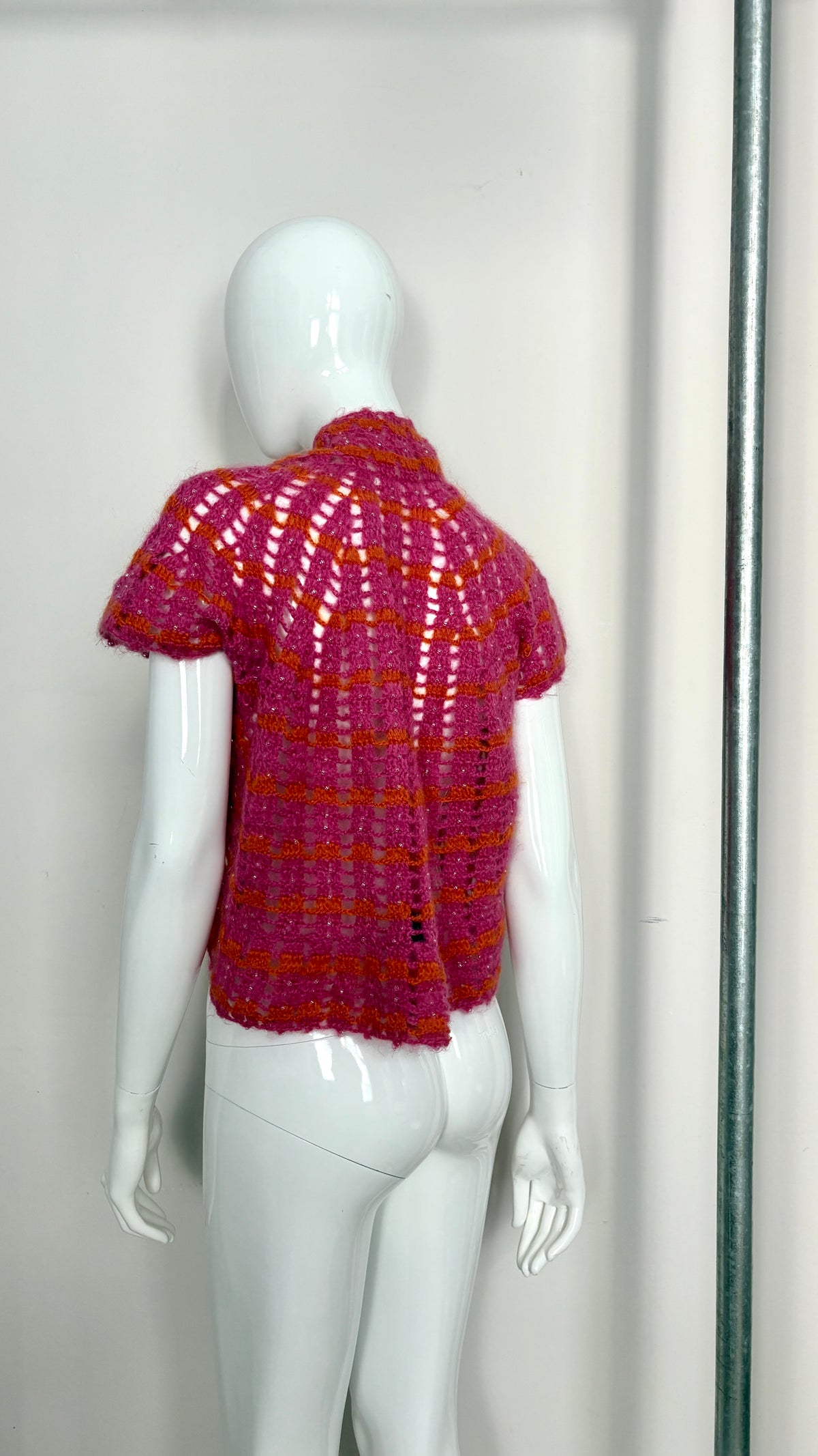 Comme des Garcons tricot double layer cropped jacket