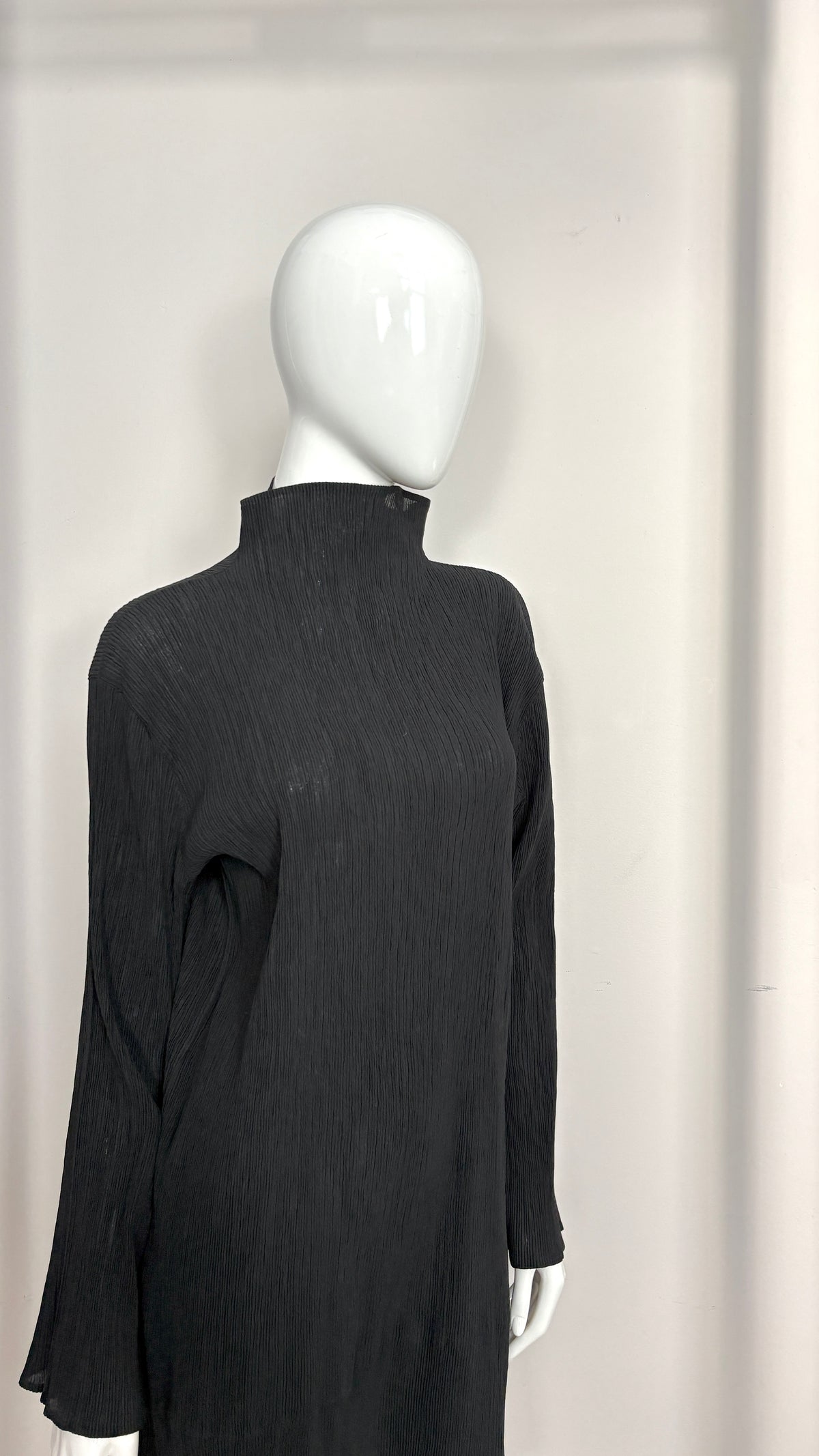 Issey Miyake semi sheer pleated top