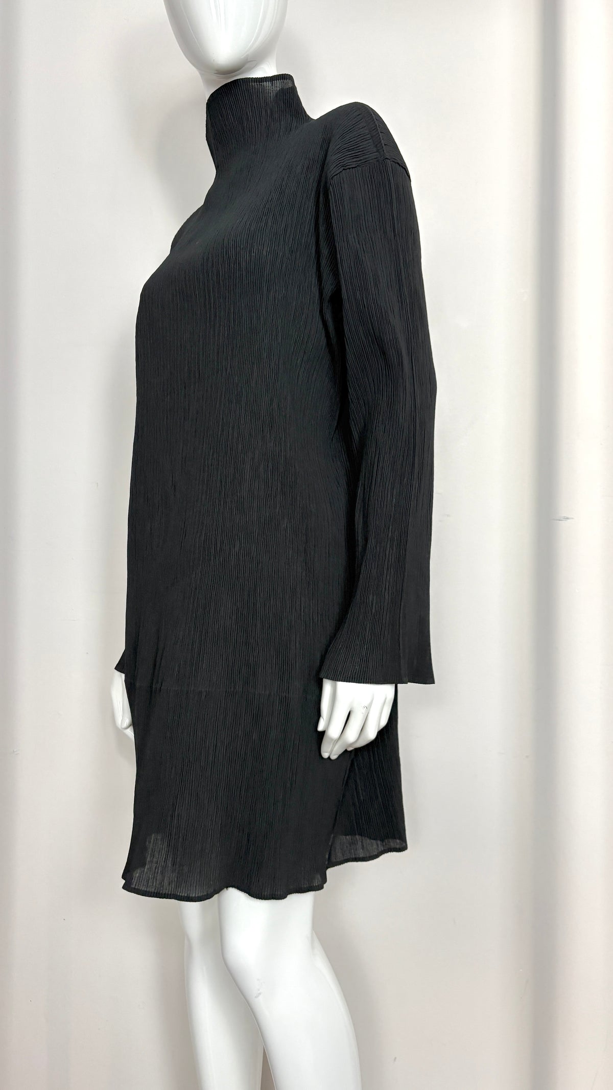 Issey Miyake semi sheer pleated top