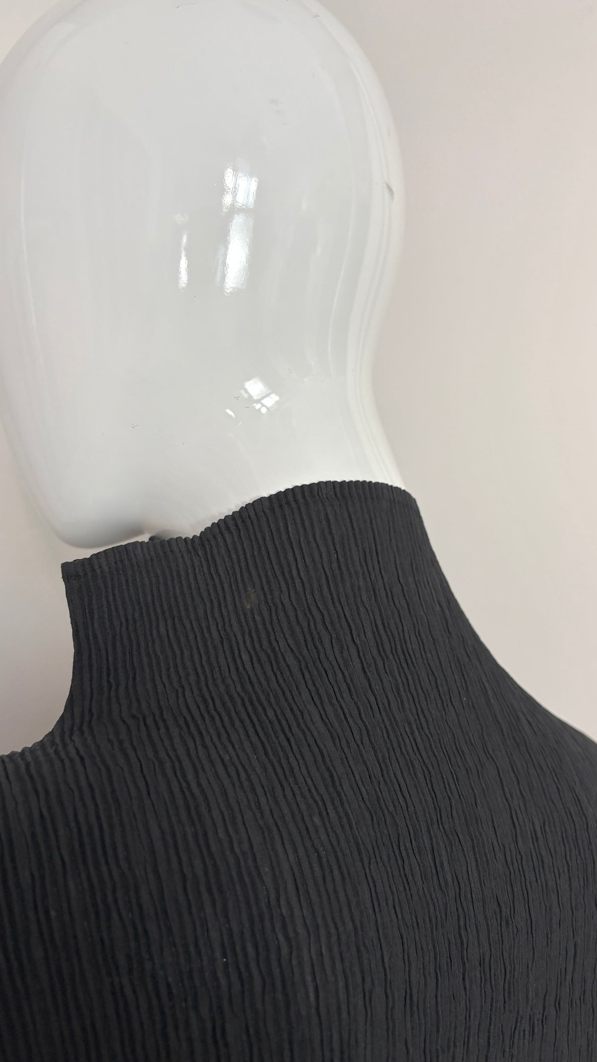 Issey Miyake semi sheer pleated top