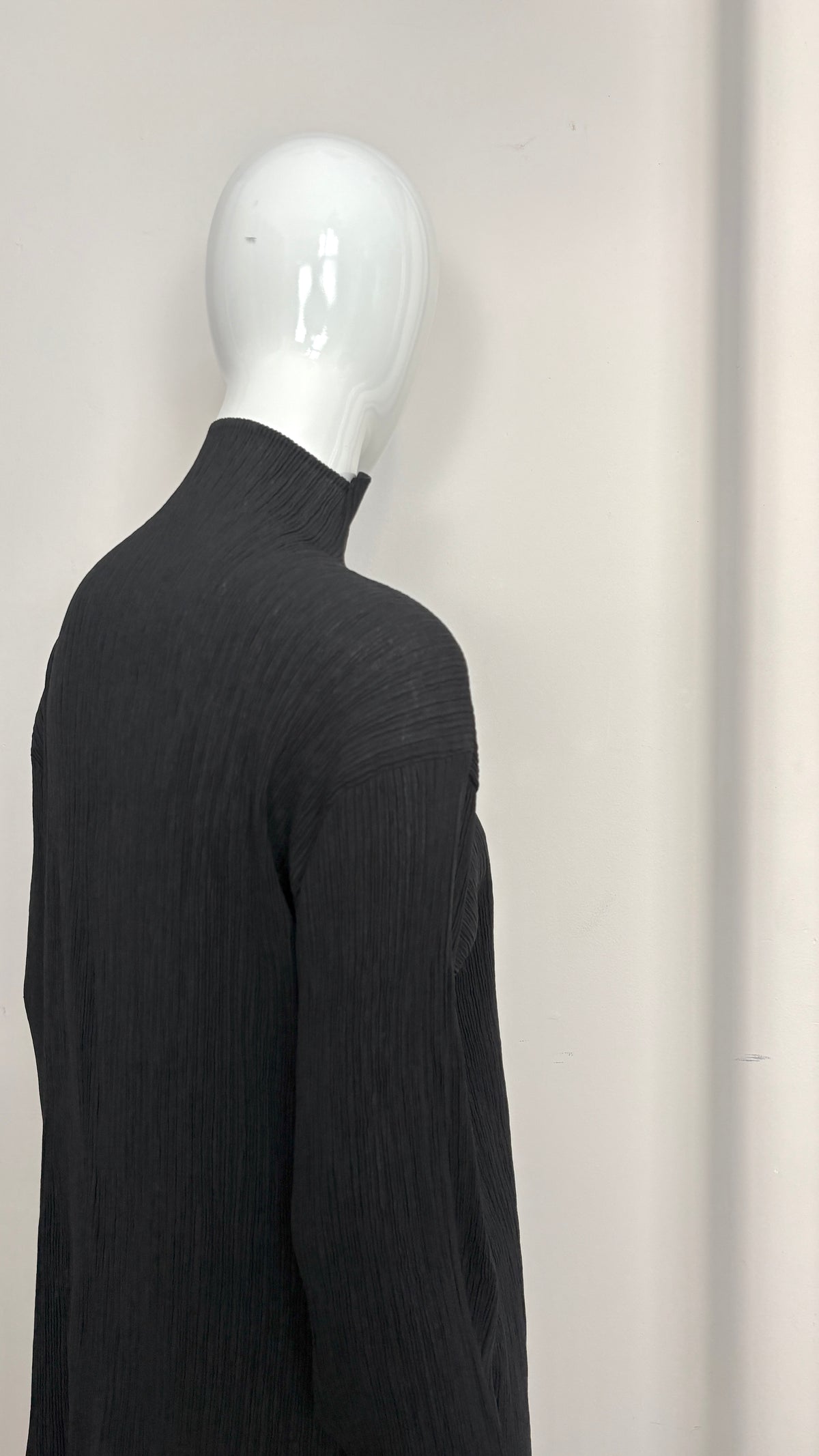 Issey Miyake semi sheer pleated top