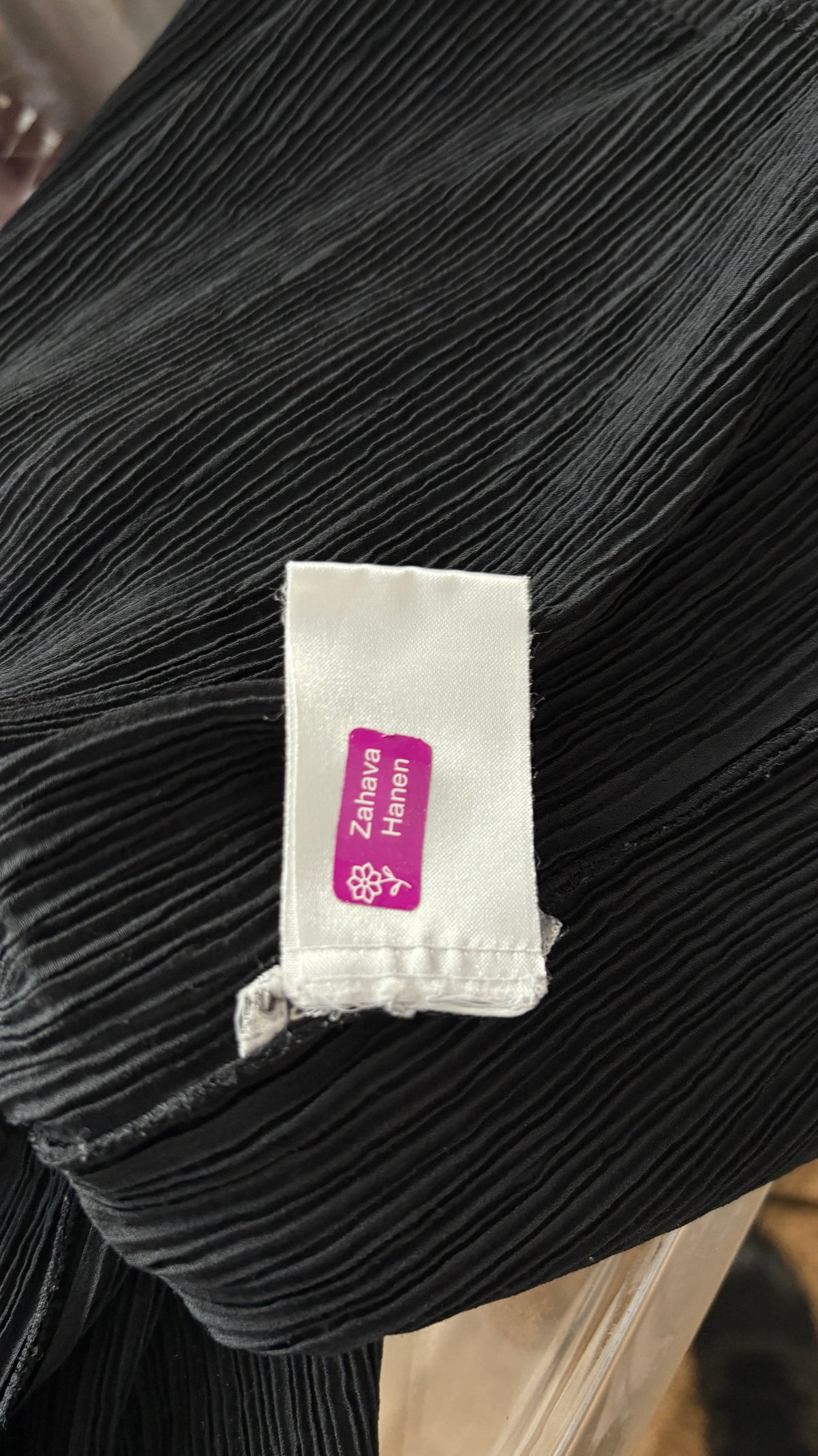 Issey Miyake semi sheer pleated top