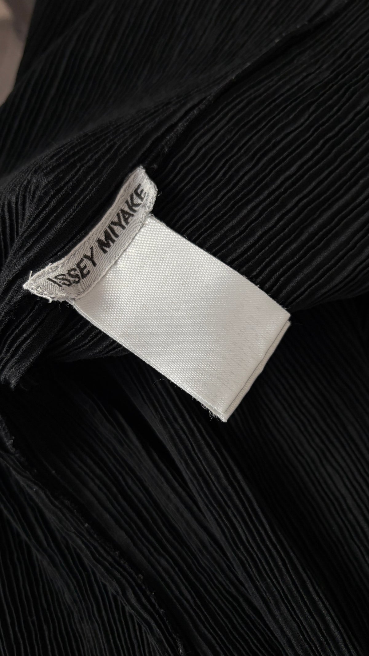 Issey Miyake semi sheer pleated top