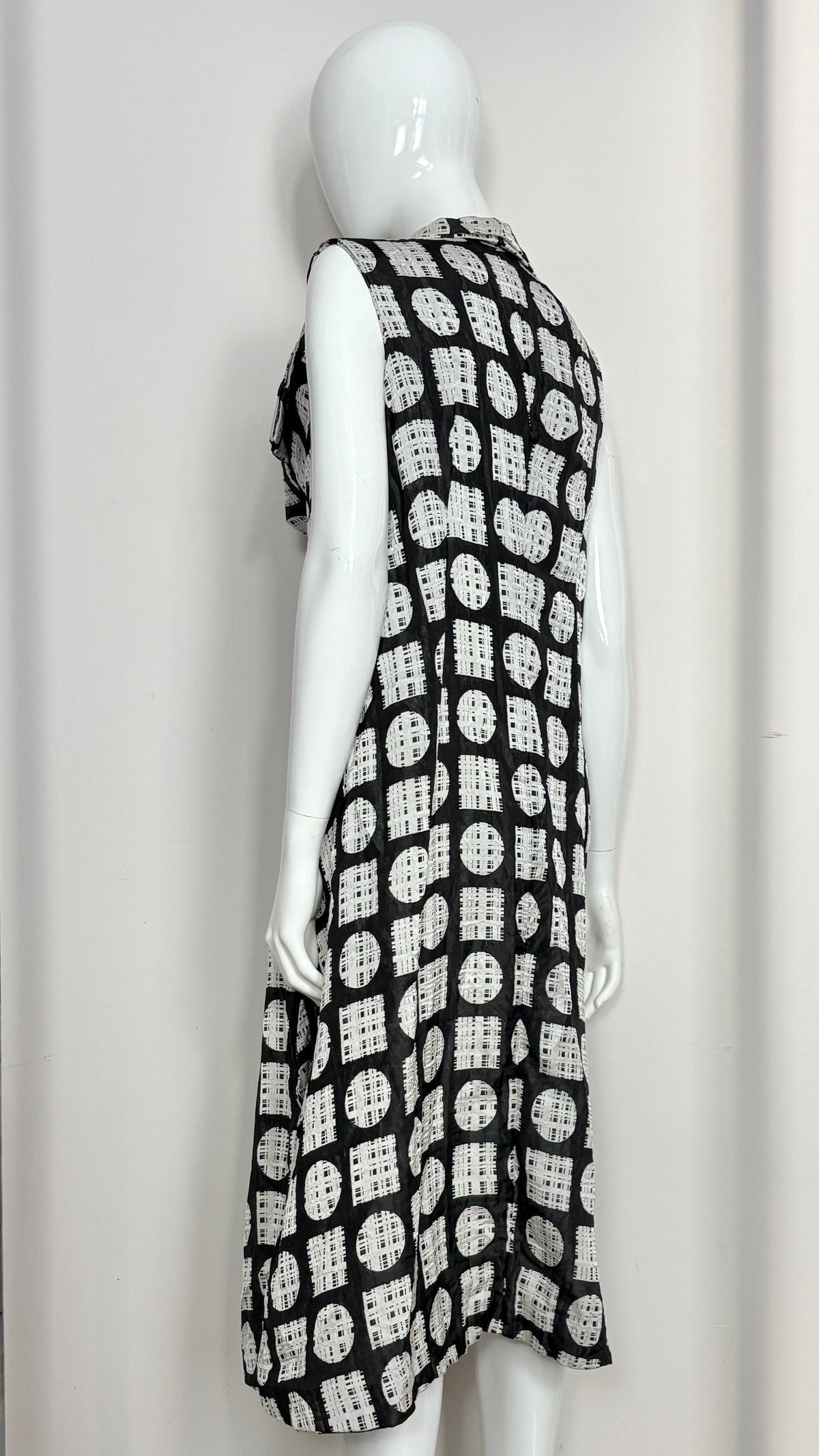 Comme des Garcons 1992 geometric Jacquard dress