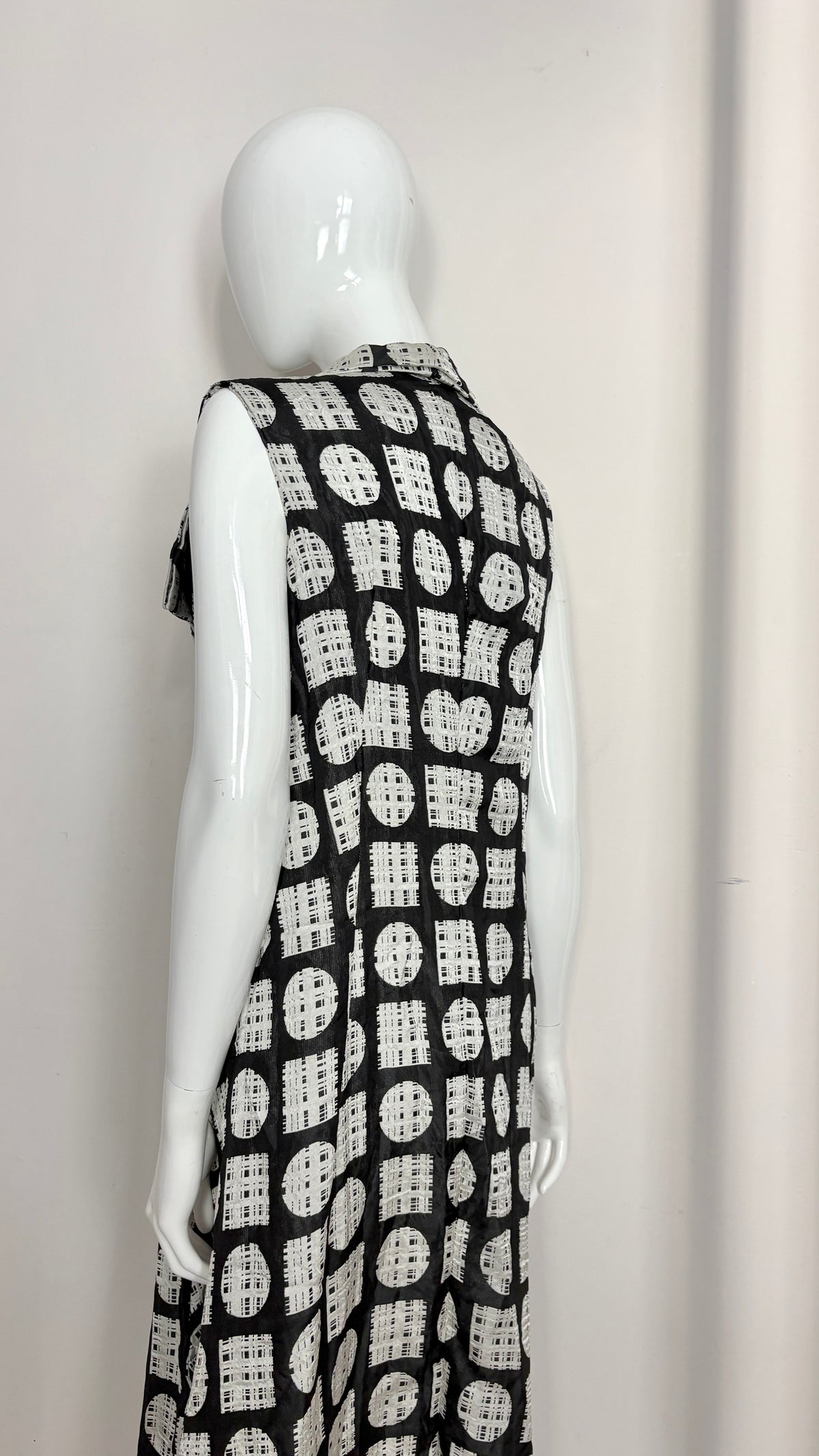Comme des Garcons 1992 geometric Jacquard dress