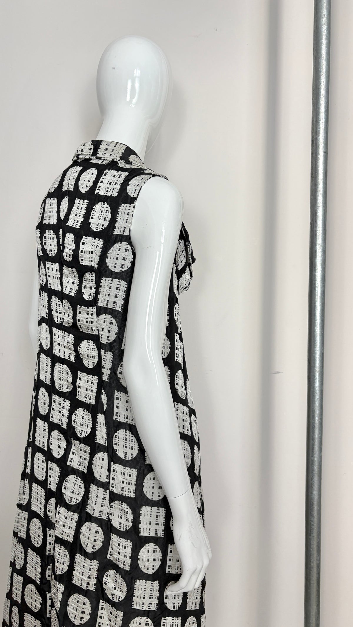 Comme des Garcons 1992 geometric Jacquard dress