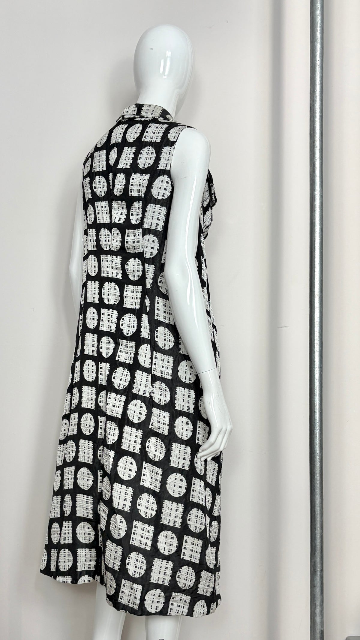 Comme des Garcons 1992 geometric Jacquard dress