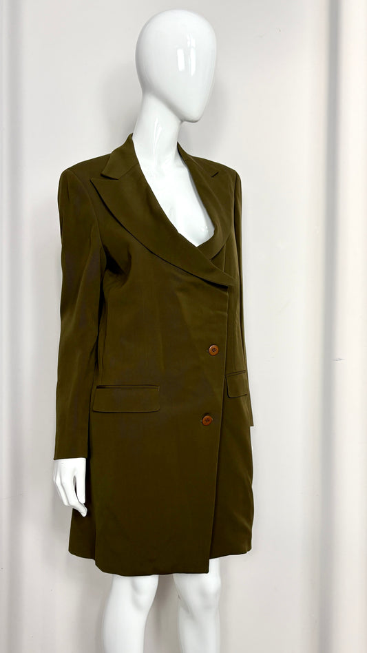 Issey Miyake scoop neck jacket