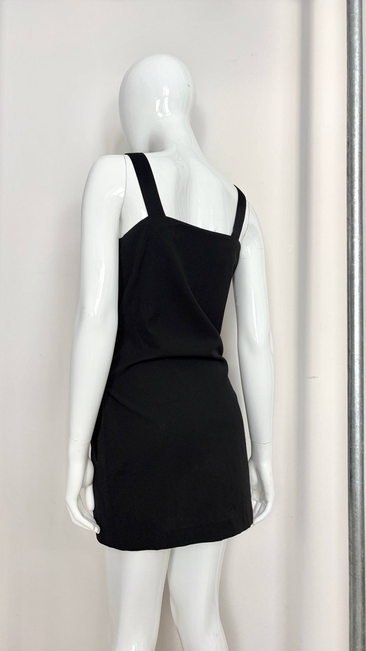 Yohji Yamamoto integrated belt mini dress