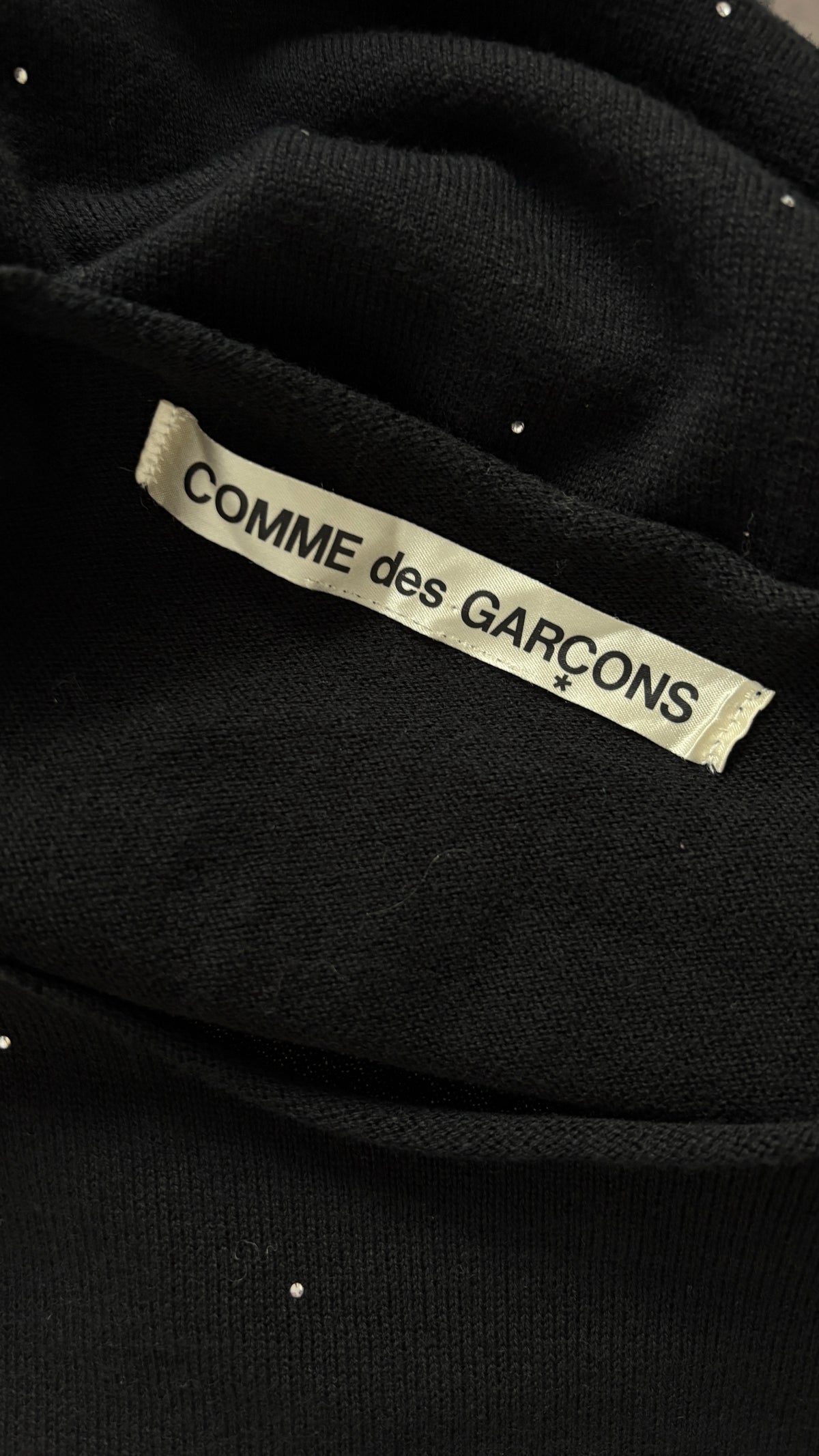 Comme des Garcons 2012 studded knit jumper