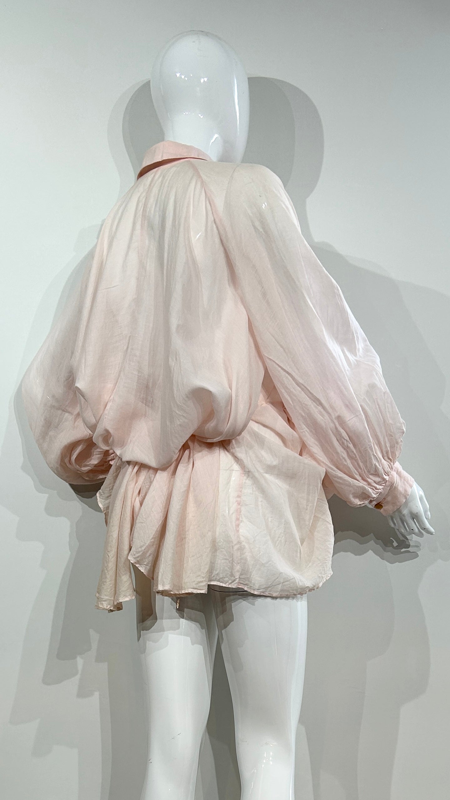 Vivienne Westwood S/S 1991 'Cut slash and pull' oversized blouse