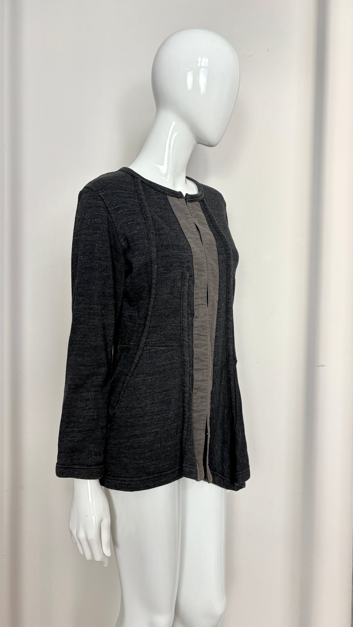 Comme des Garcons 2012 cardigan with hook and eye fastening