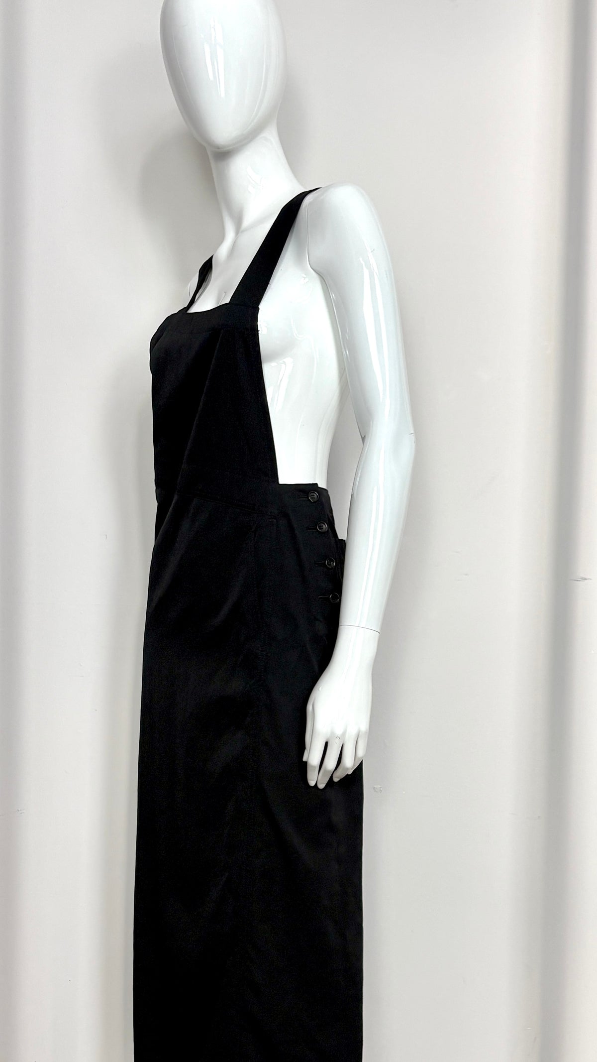Comme des Garcons tricot cotton pinafore dress