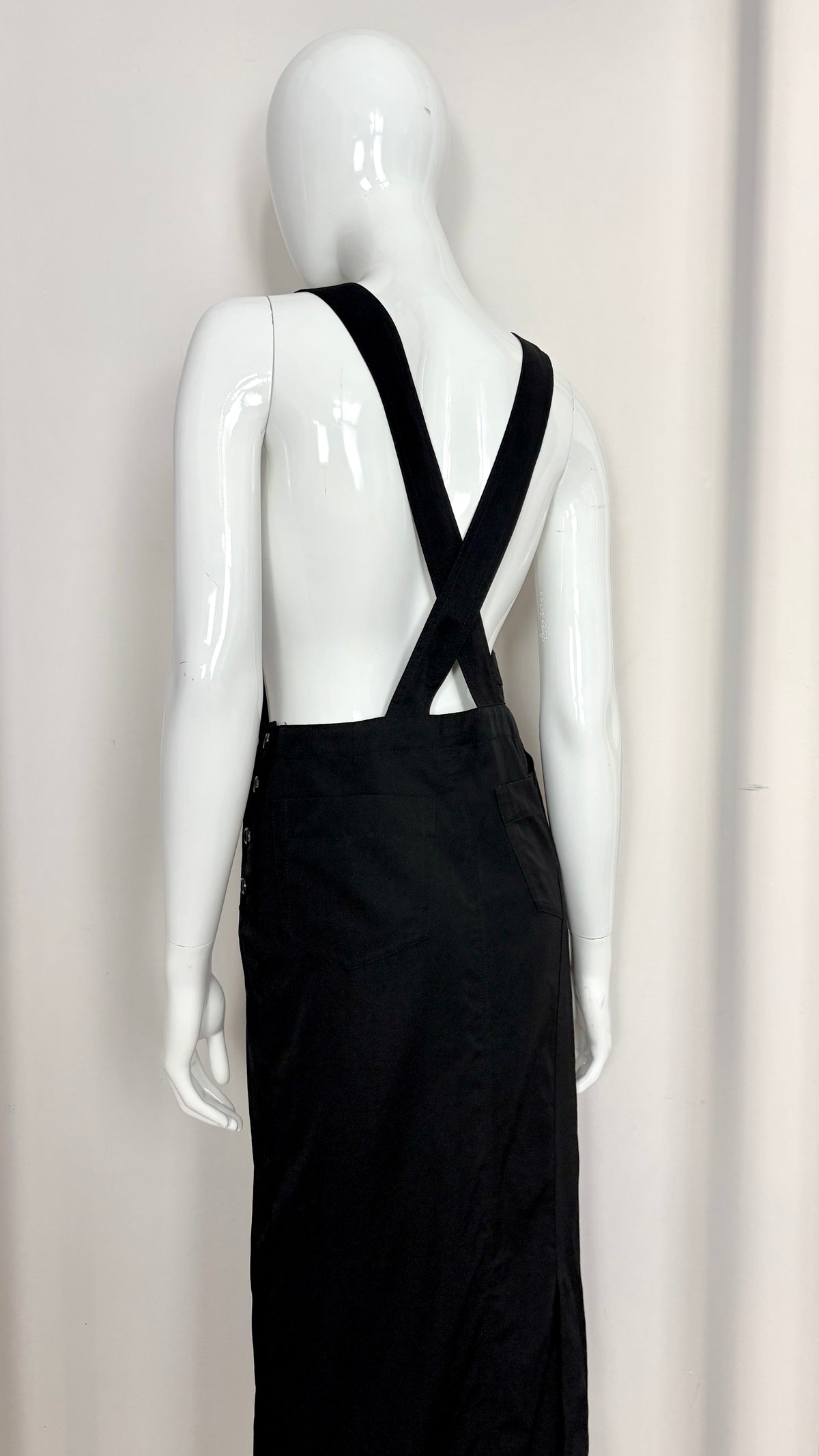 Comme des Garcons tricot cotton pinafore dress
